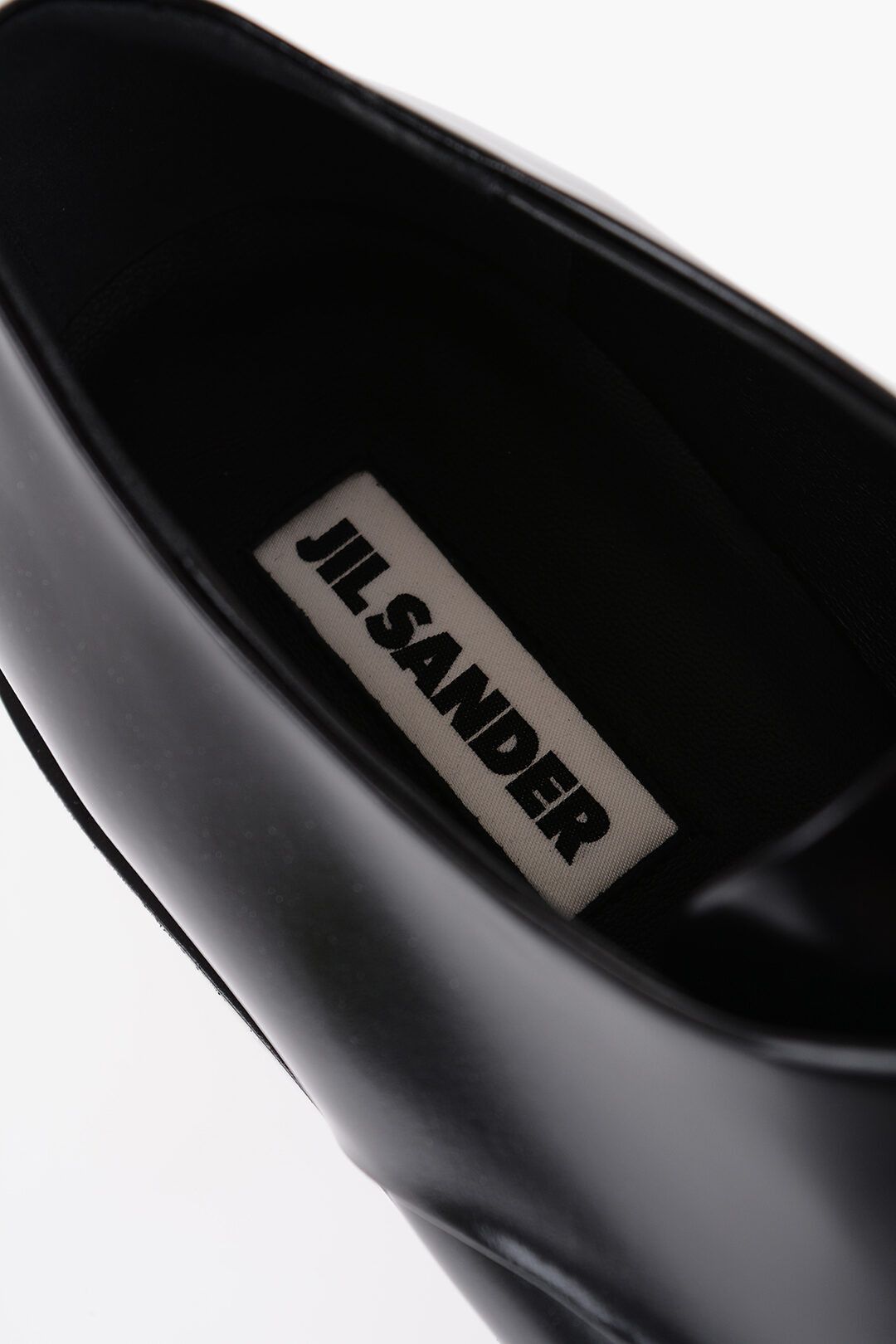 Jil Sander og1mm0625 Point Toe Leather Derby Shoes in Black Size US 11 / EU 44 - 5 Thumbnail
