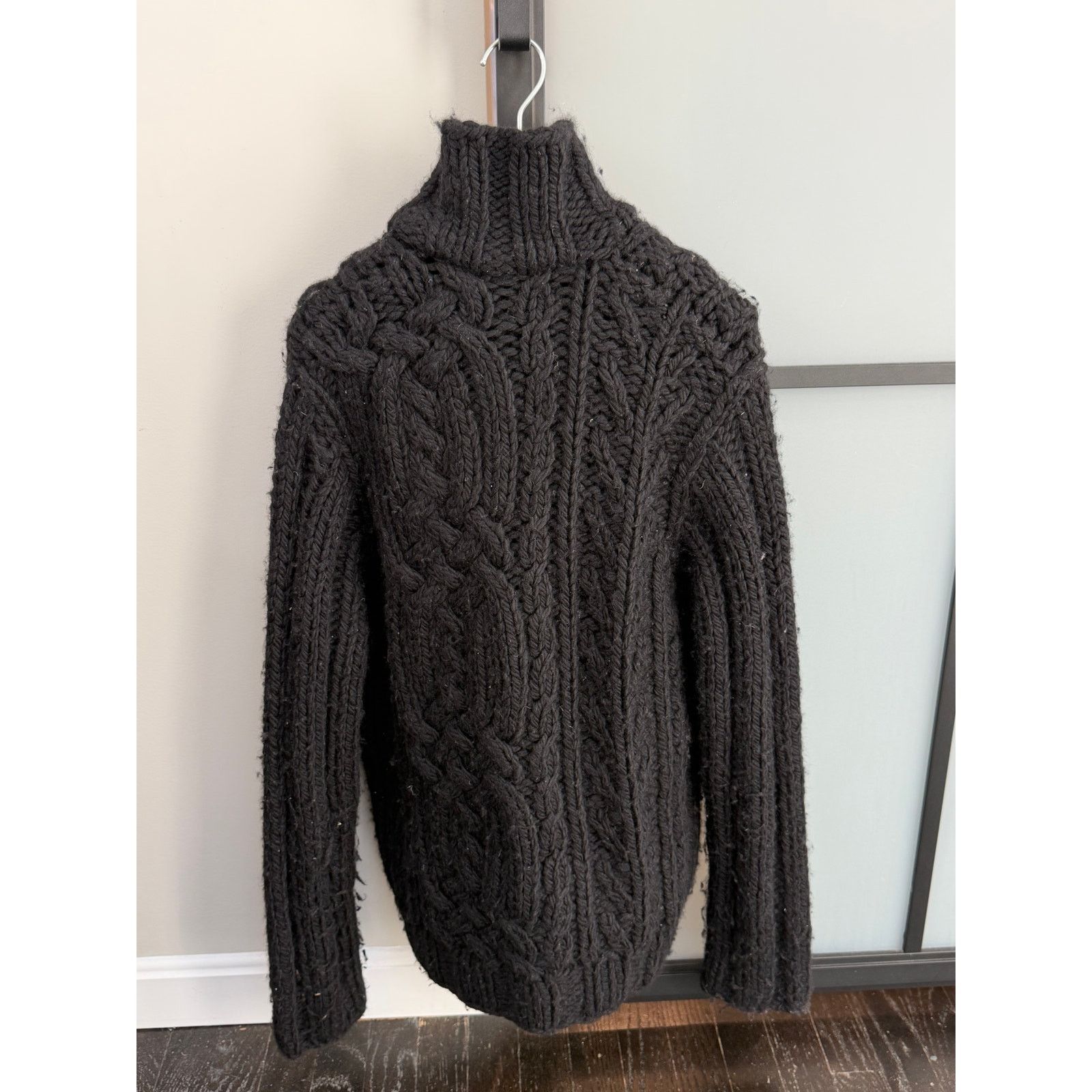 Club Monaco Club Monaco 100% Wool Cable-Knit Toggle Cardigan Size US M / EU 48-50 / 2 - 5 Thumbnail