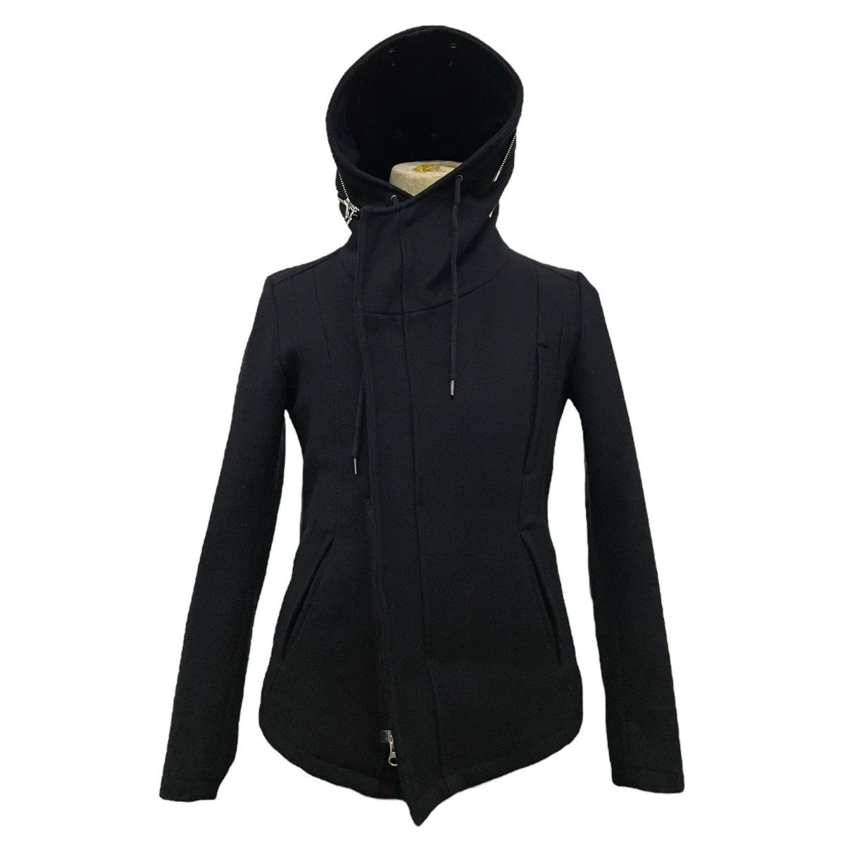 Tornado Mart Wool Hoodie Jackets Size M / US 6-8 / IT 42-44 - 2 Thumbnail