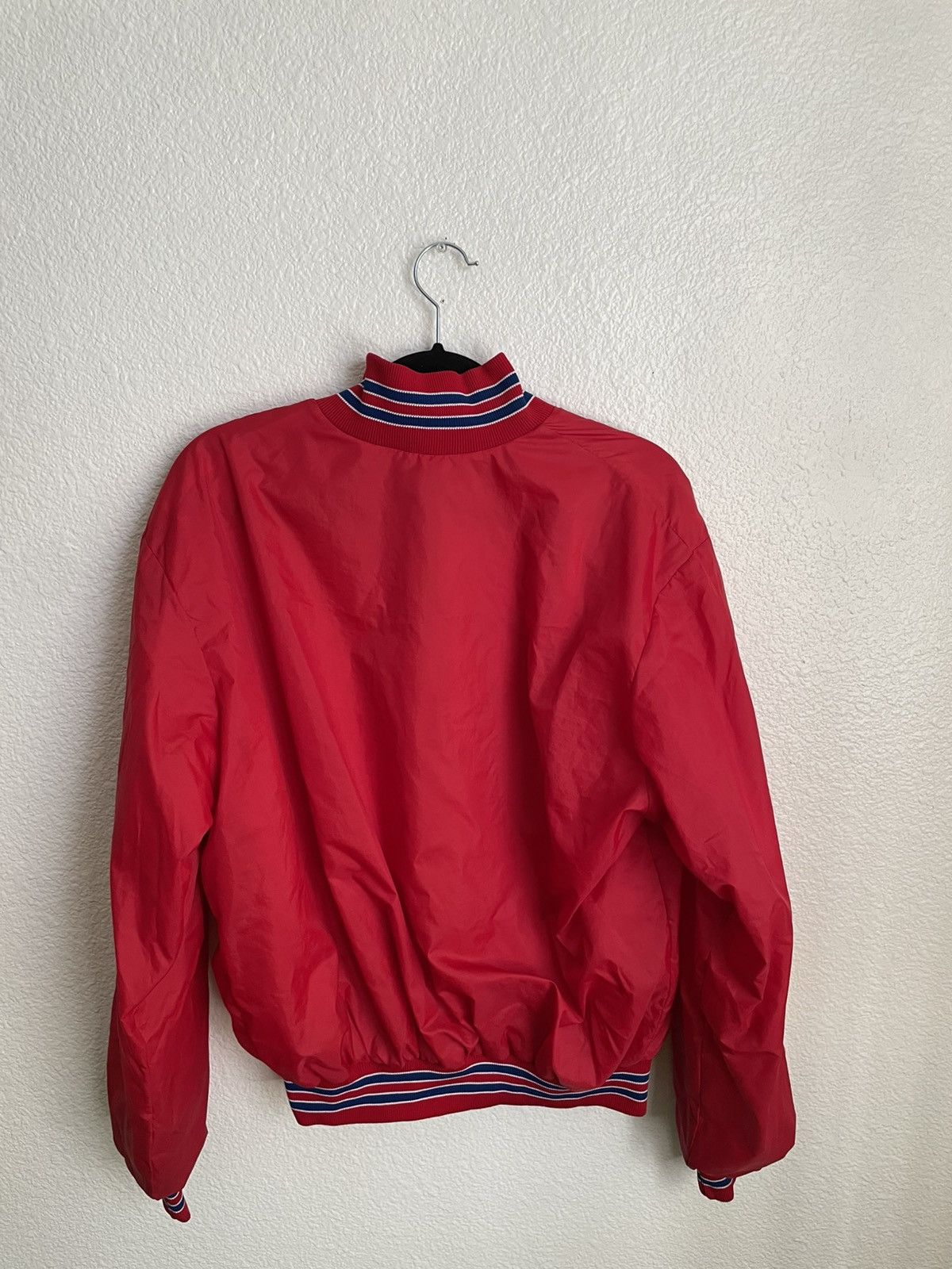 Rennoc Vintage 80s Made In USA Nylon Varsity Jacket Size Large Size US L / EU 52-54 / 3 - 2 Thumbnail