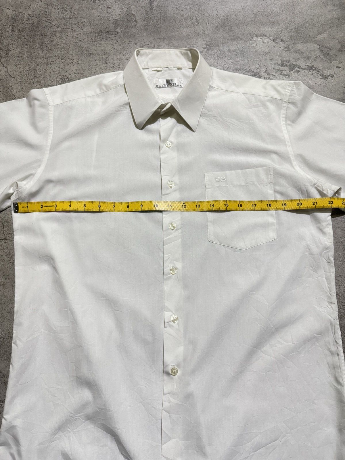 Balenciaga VINTAGE BALENCIAGA BB POUR HOMME SHIRT Size US L / EU 52-54 / 3 - 6 Thumbnail