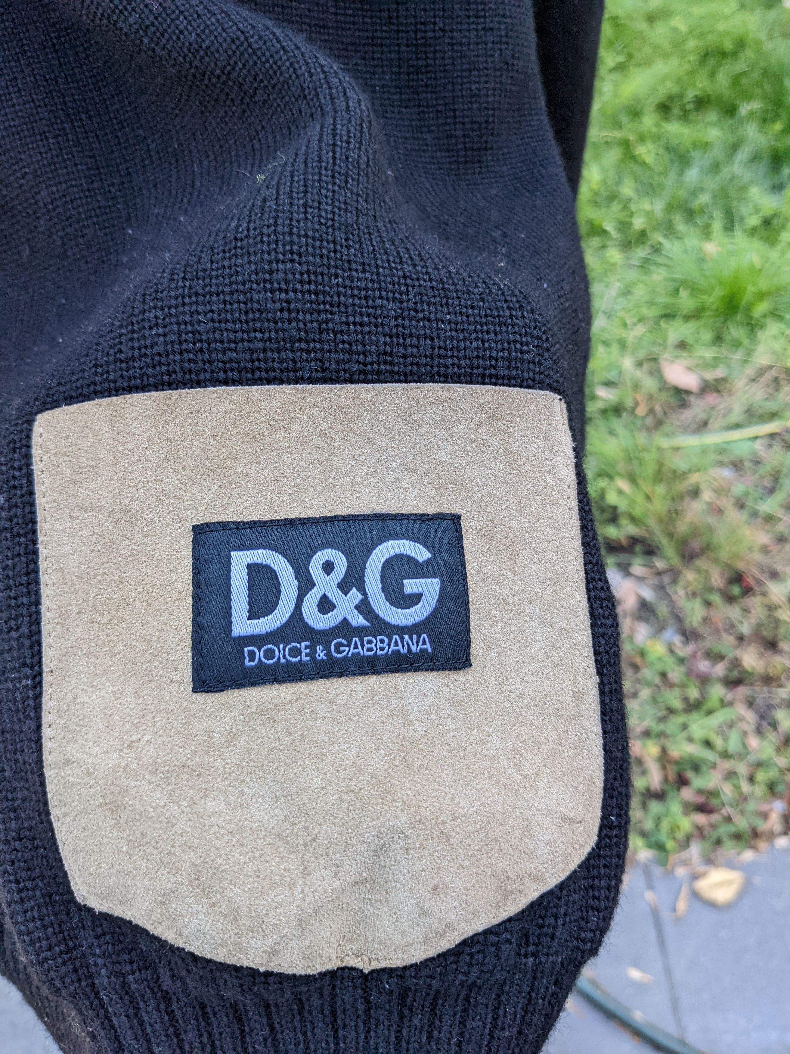 Dolce & Gabbana D&G suede knit sweater Size US S / EU 44-46 / 1 - 2 Thumbnail