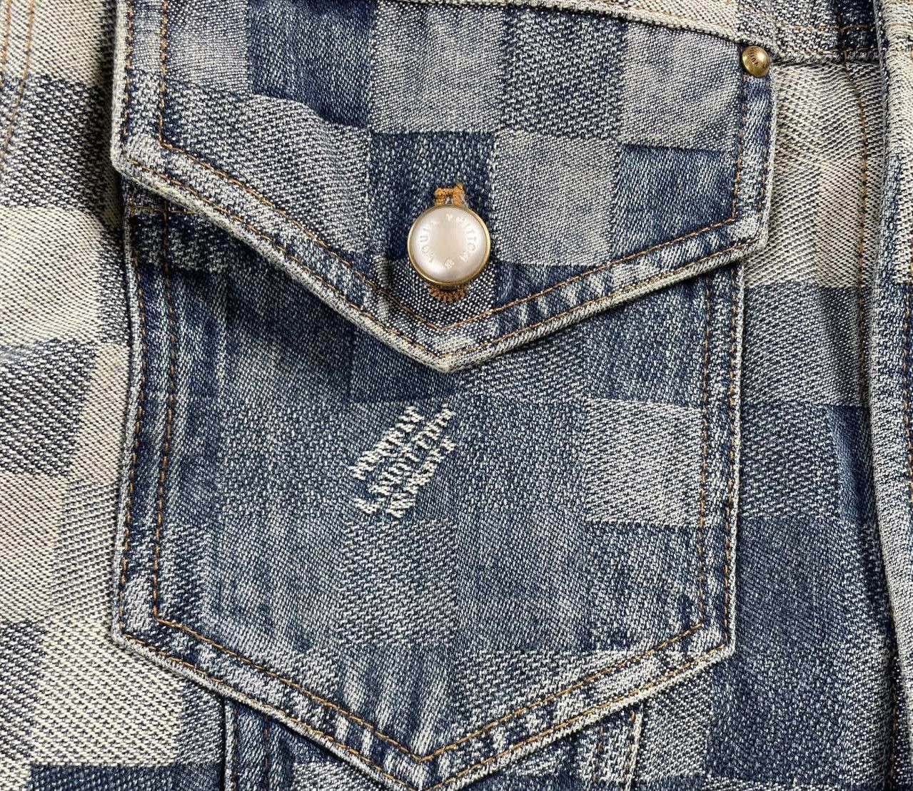 Louis Vuitton Louis Vuitton X Pharrell 50 Damoflage Damier Denim Jacket Size US M / EU 48-50 / 2 - 6 Thumbnail