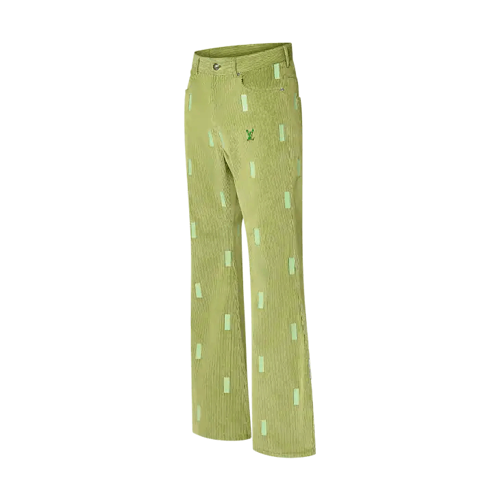 Louis Vuitton LV x Park Seo-Bo Flared Corduroy Trousers Size US 30 / EU 46 - 2 Thumbnail