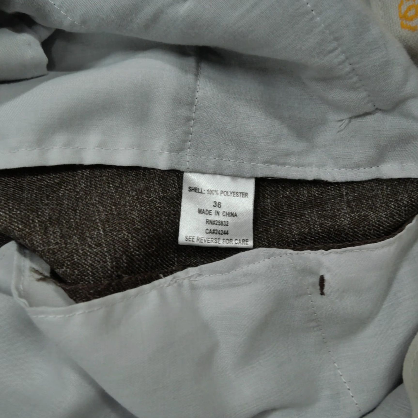 Vintage VINTAGE Circle S Pants Mens 34x29 Brown Western Chino Straight Pants Size US 34 / EU 50 - 4 Thumbnail