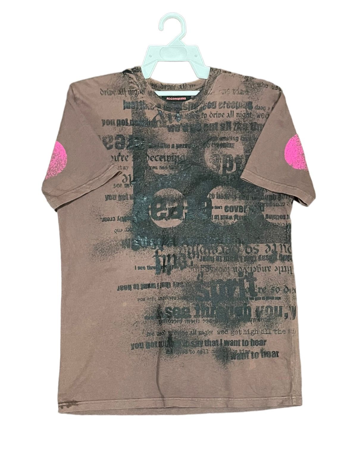 Japanese Brand Archival Gothic Lolita Algonquins Japan Punk Tee Size US M / EU 48-50 / 2 - 3 Thumbnail