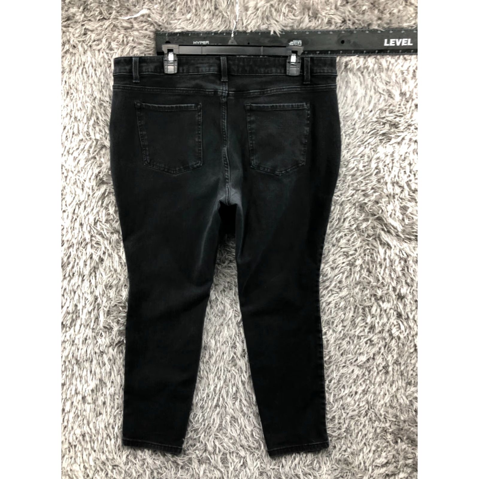 Vintage **Time & TRU High Rise Skinny Plus Size Women's Dark Wash Black Jeans** User: Time & TRU High Rise Skinny Plus Size Women's Dark Wash Black Jeans Size 42" / US 20 - 5 Thumbnail