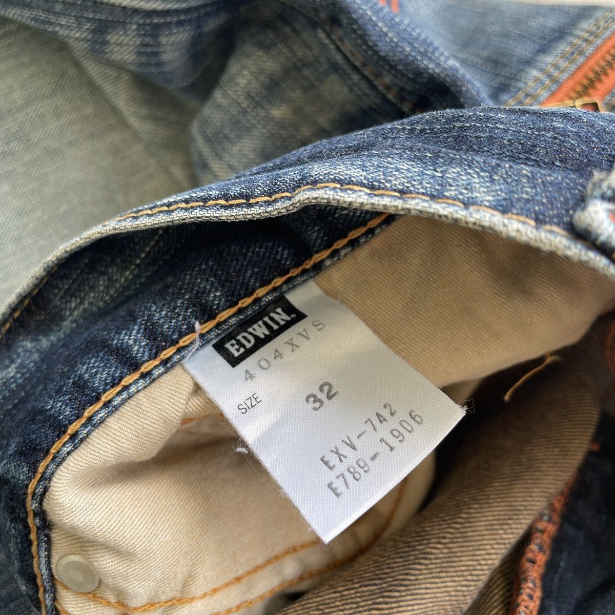 Japanese Brand W33x33.5💥 Vintage Edwin XV-S Faded BAGGY Jeans Denim Pants Size US 33 - 9 Thumbnail