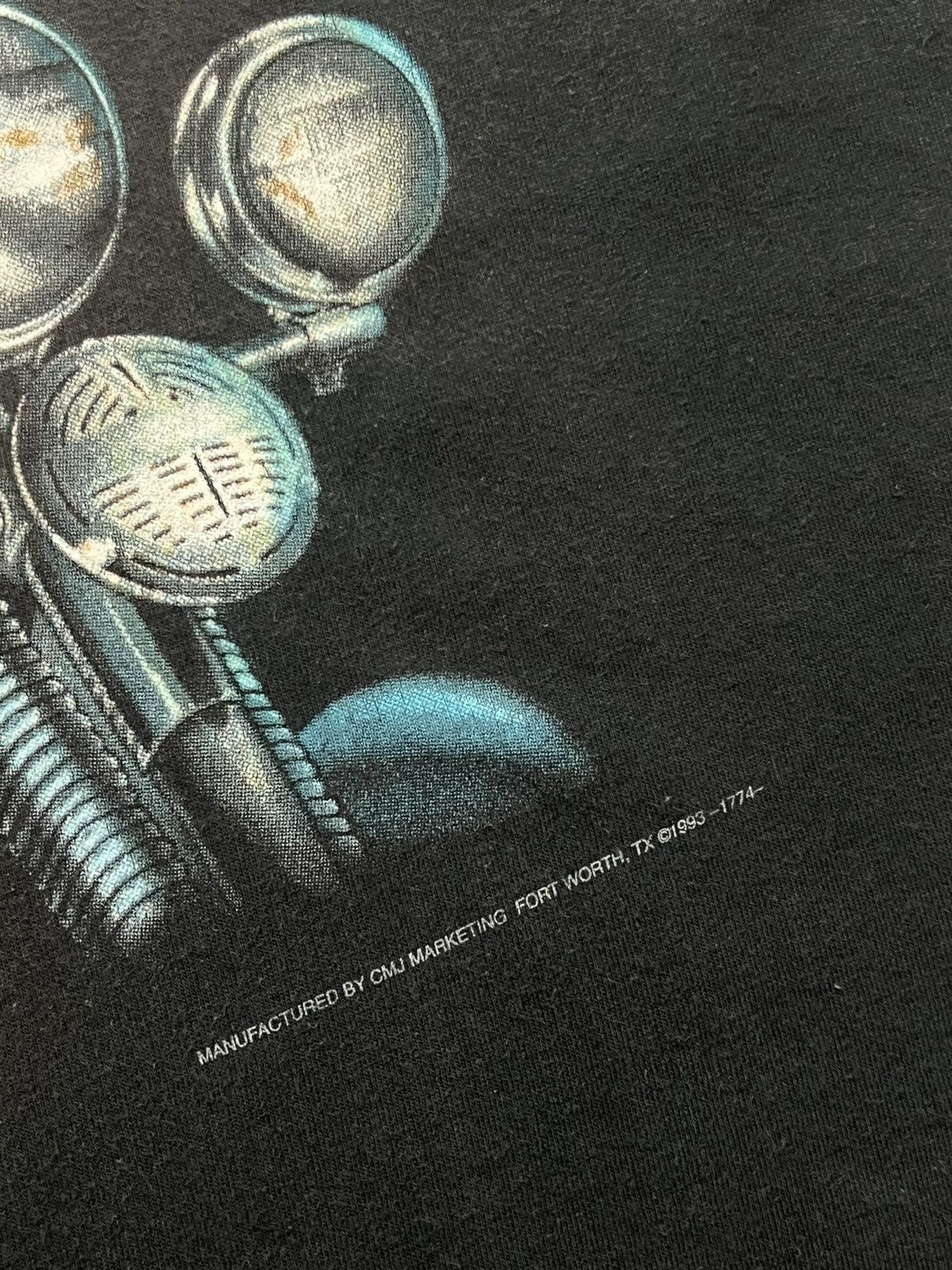 Harley Davidson 1990s 3D Emblem "The Great American Hawg" Size US L / EU 52-54 / 3 - 4 Thumbnail