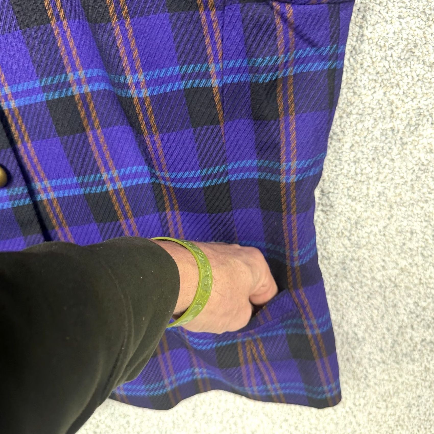 Pendleton VINTAGE Pendleton Blazer Womens 16 Purple Plaid Wool Lined Shoulder Pads USA Jacket Coat Blazer Size XXL / US 16-18 / IT 52-54 - 6 Thumbnail