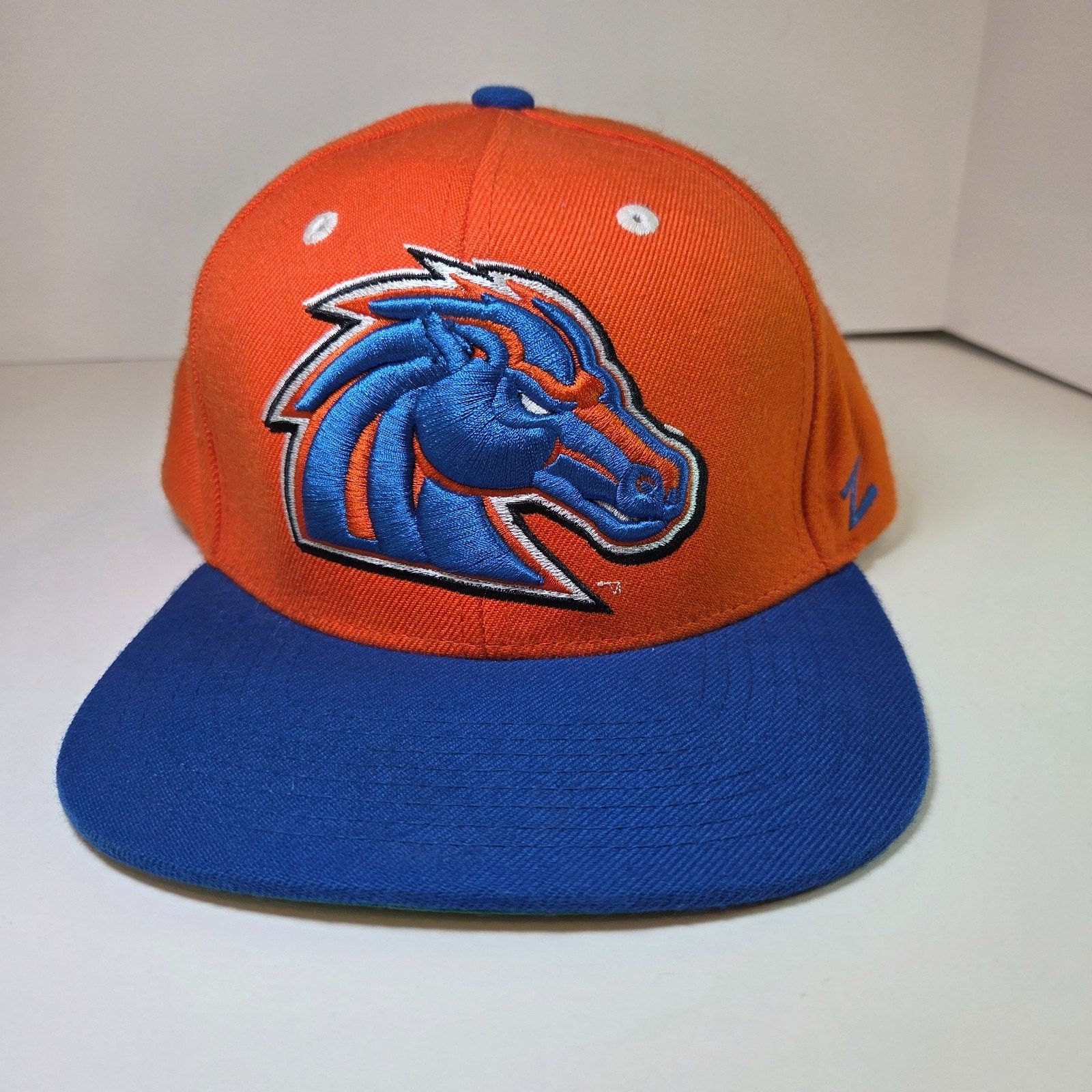 Zephyr Boise State Broncos Zephyr Snapback Hat Orange Blue NCAA Size ONE SIZE - 2 Thumbnail
