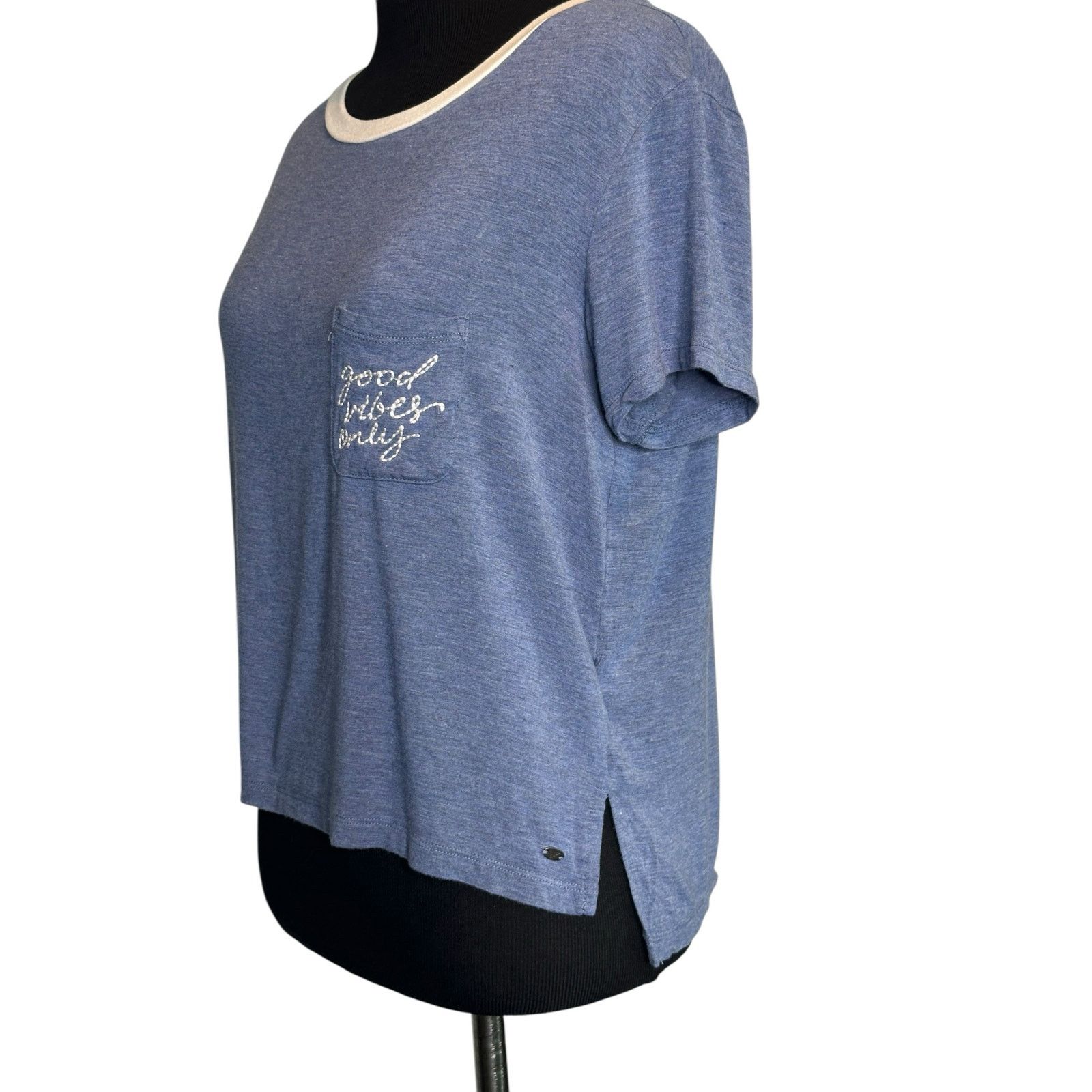 American Eagle Outfitters American Eagle blue short sleeves T-shirt size Small Size S / US 4 / IT 40 - 10 Thumbnail