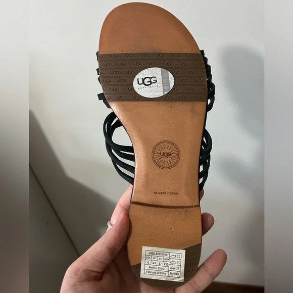 Ugg UGG Navy Blue Sandals Size US 6 / IT 36 - 3 Thumbnail