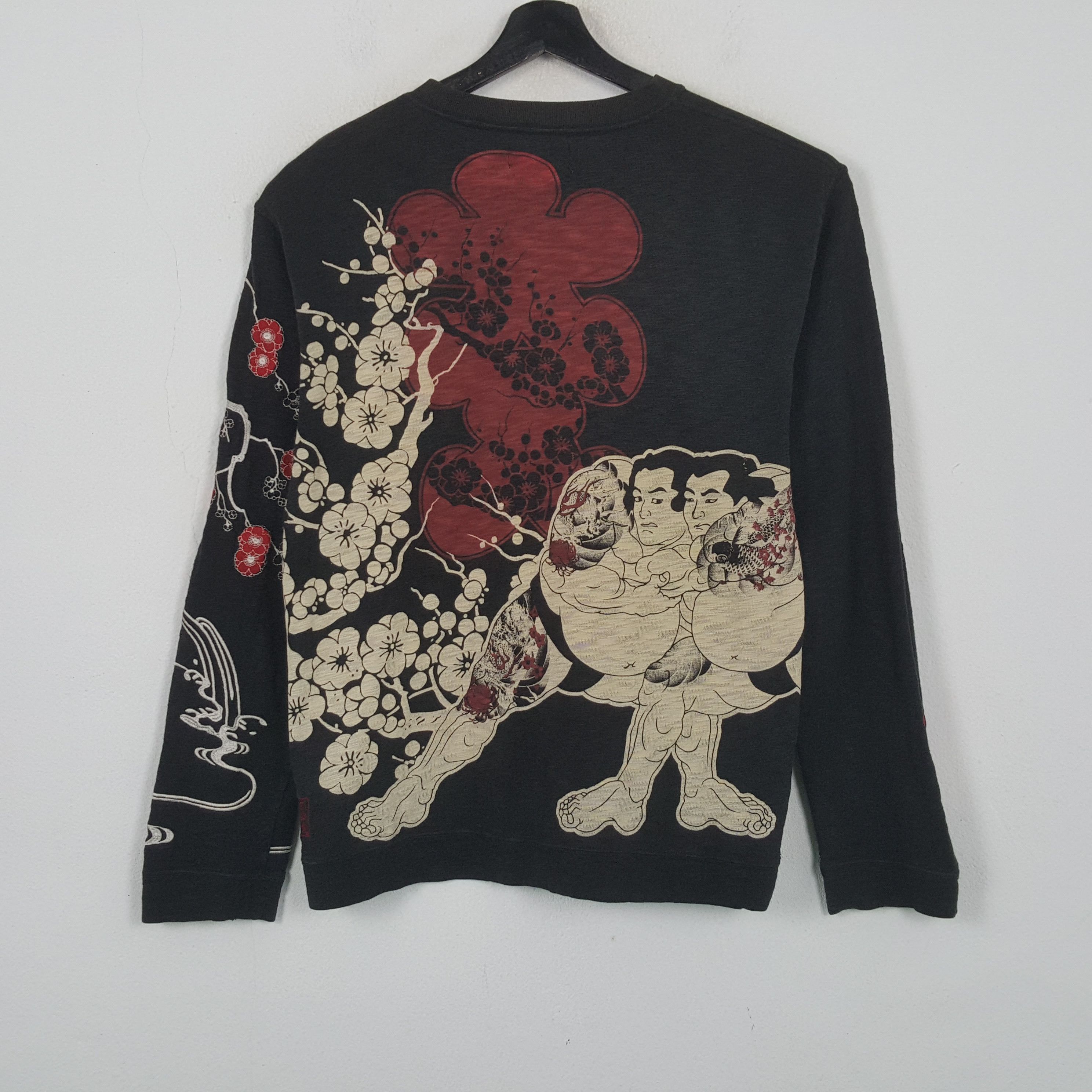 Japanese Brand Karakuri Tamashi Japanese Brand Sweatshirt RR12 Size US M / EU 48-50 / 2 - 1 Thumbnail