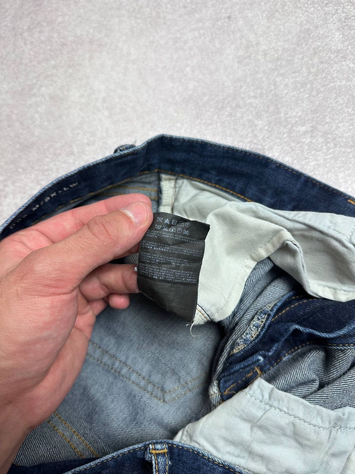 Saint Laurent Paris Vintage YSL Saint Laurent Blue Denim Shorts Rare 31 Size US 31 - 11 Thumbnail
