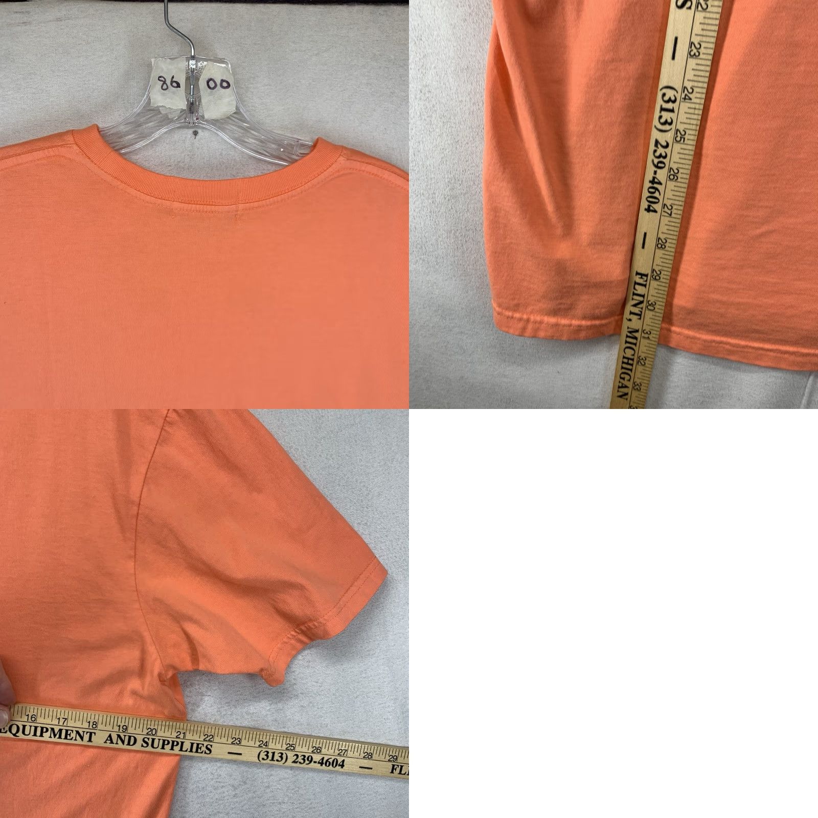 Talentless Talentless Men’s T-Shirt Cream Orange Graphic Short Sleeve Adult Large Retro 90s Cotton Size US L / EU 52-54 / 3 - 8 Thumbnail