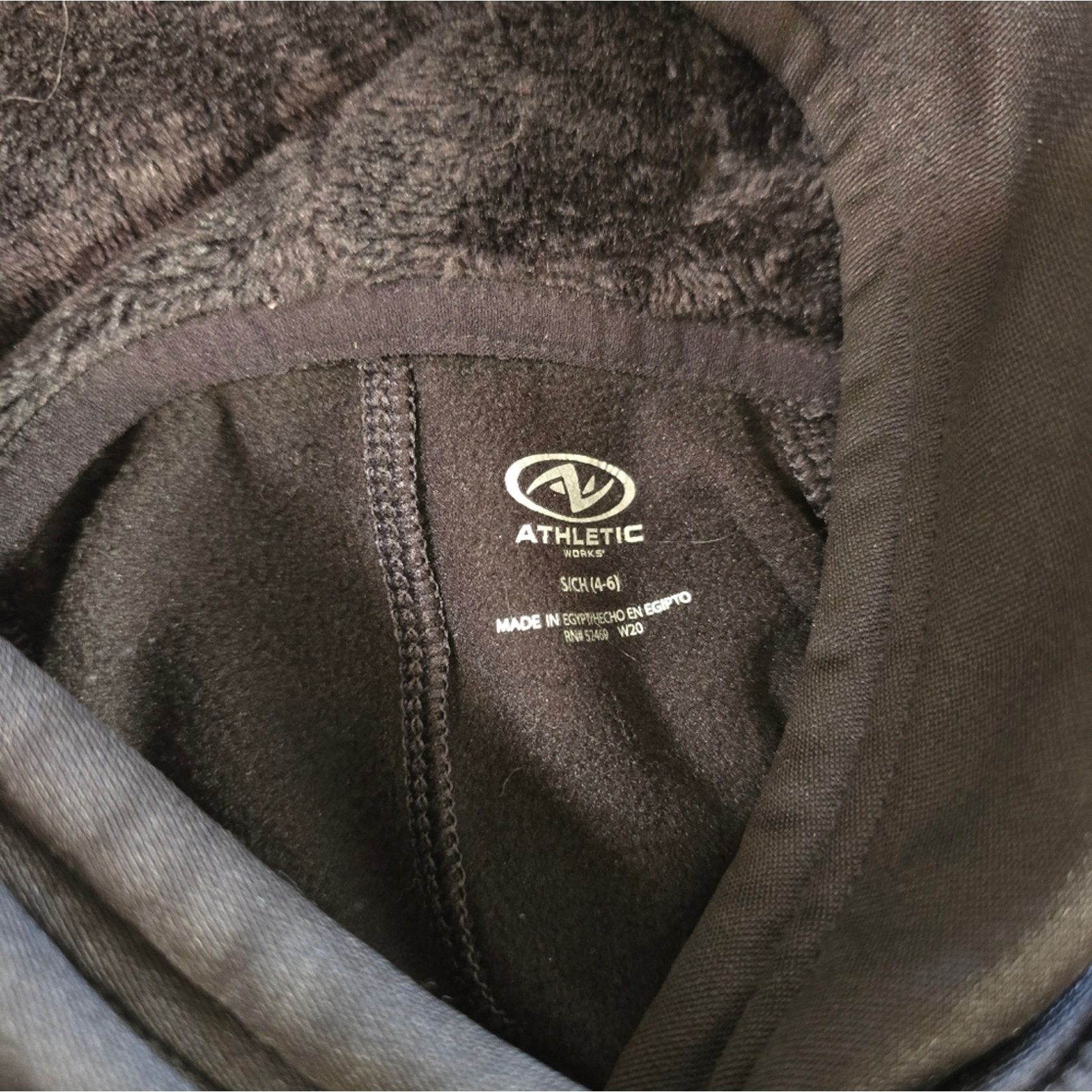 Athletic Works Black | ATHLETIC WORKS | Classic Hoodie Size S / US 4 / IT 40 - 3 Thumbnail