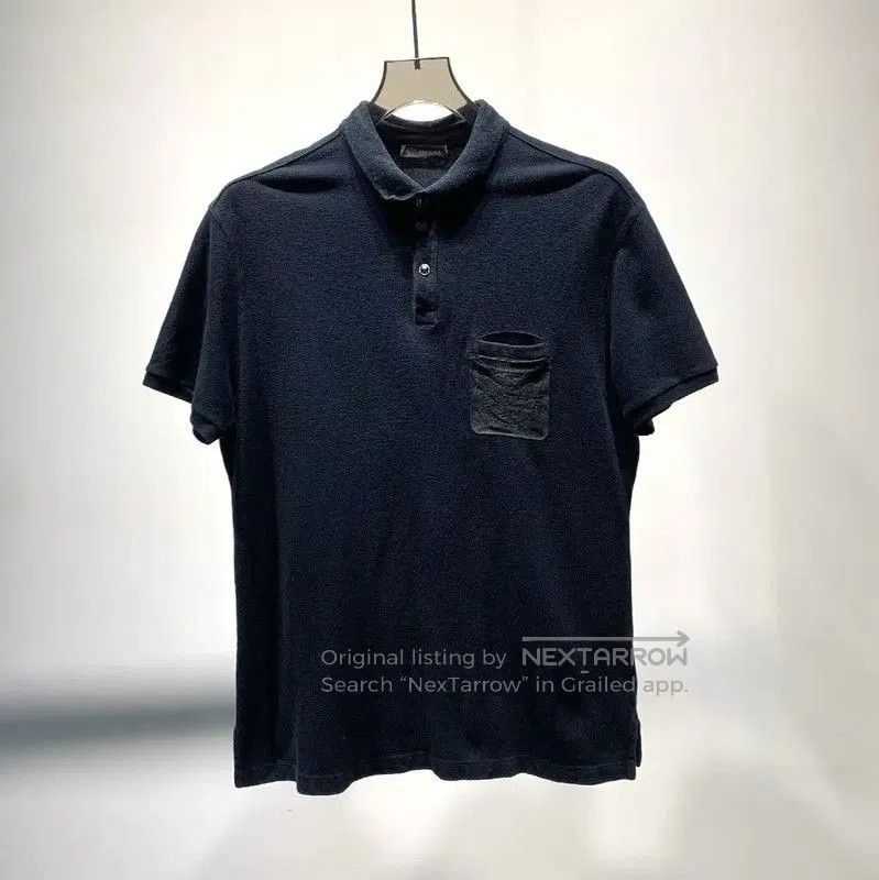 Versace Versace Black Cotton Men's Polo Shirt . Size US L / EU 52-54 / 3 - 1 Thumbnail