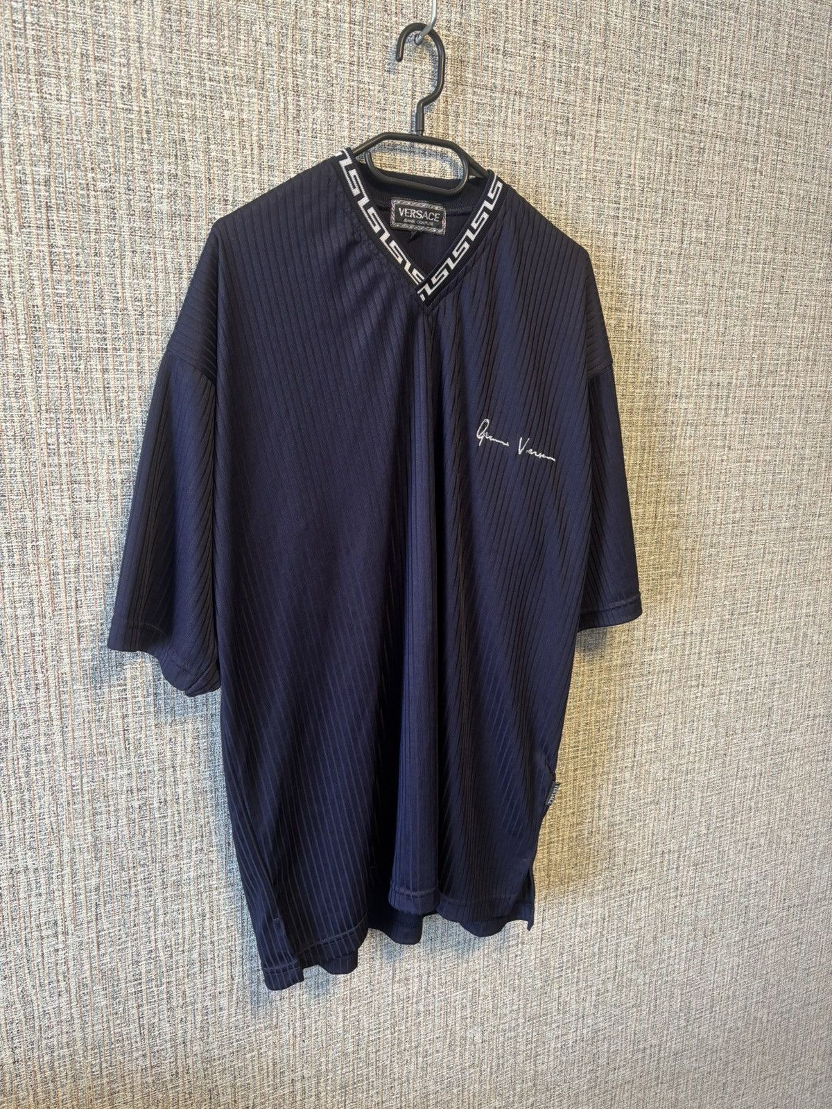 Versace Vintage 90s Gianni Versace Jeans Couture T-Shirt Size US XXL / EU 58 / 5 - 2 Thumbnail