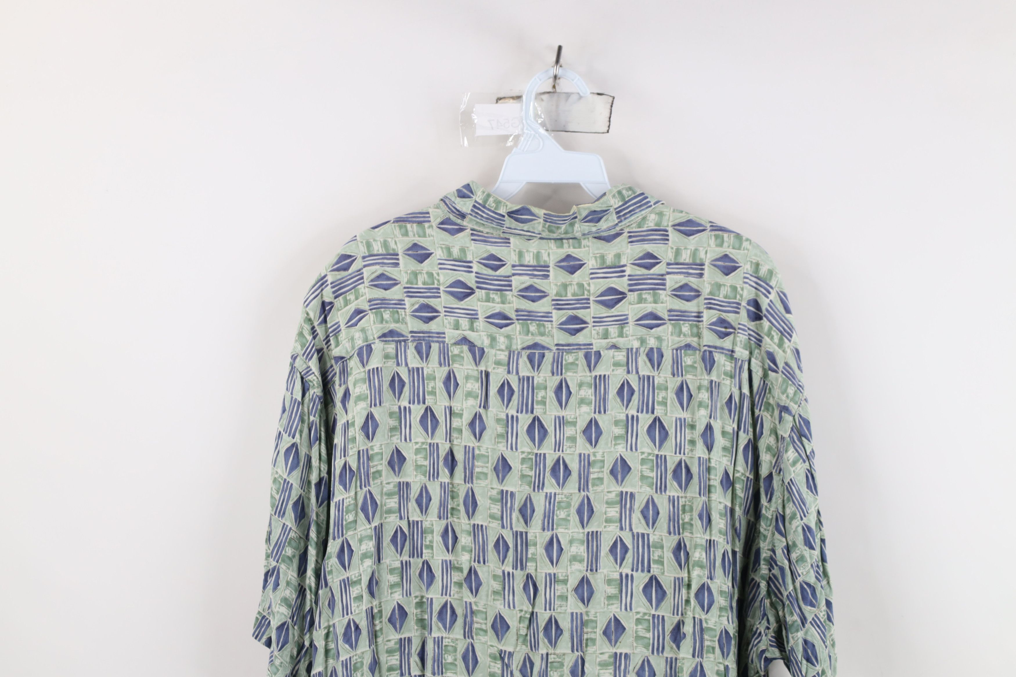 Pierre Cardin Vintage 90s Pierre Cardin Rayon Collared Button Shirt Size US L / EU 52-54 / 3 - 11 Thumbnail