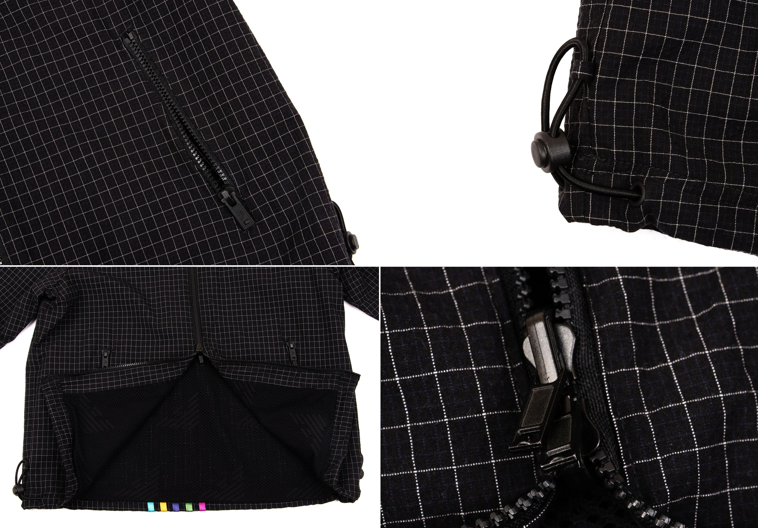 Emporio Armani Colorful Taping Grid Reversible Blouson in Black and Others Size US S / EU 44-46 / 1 - 10 Thumbnail