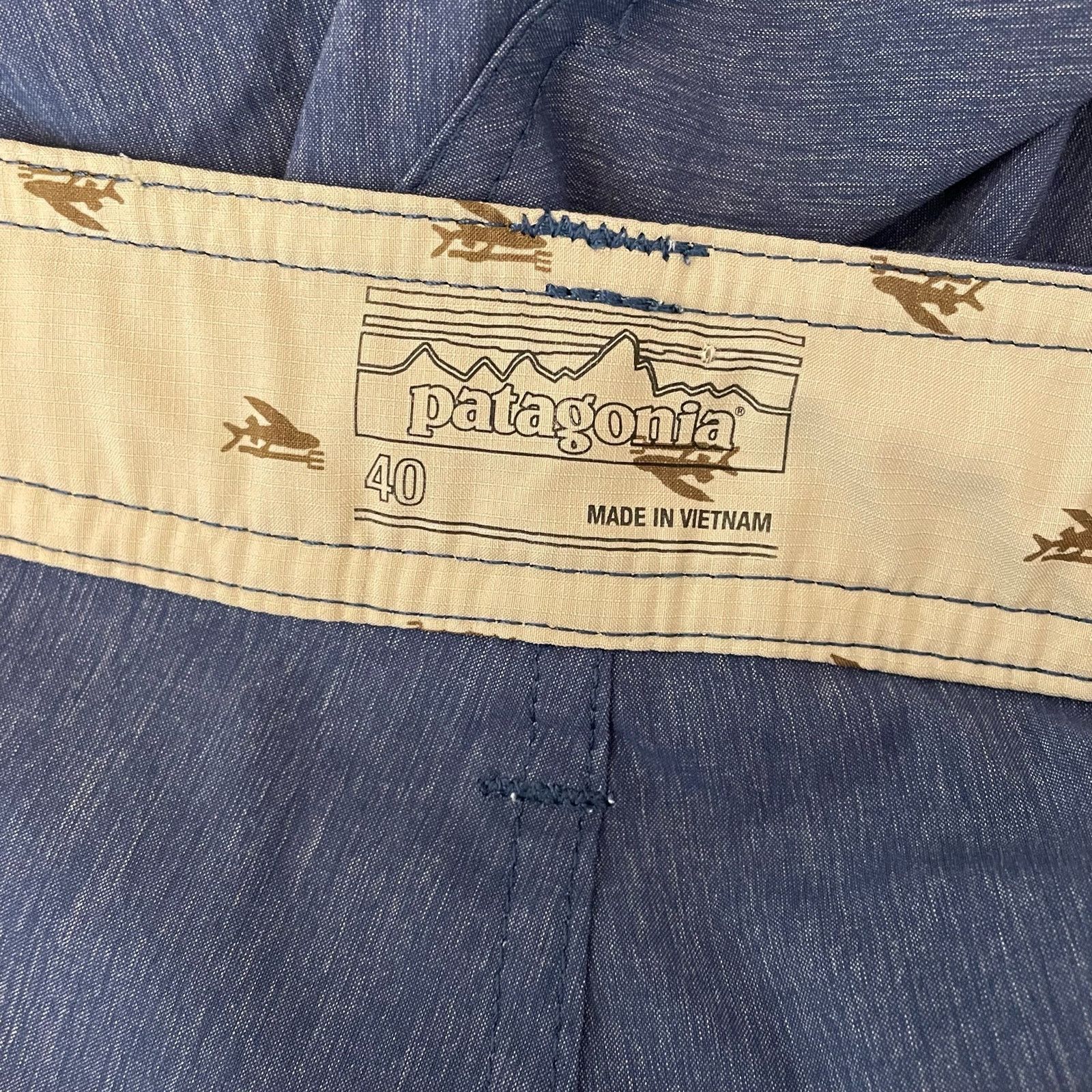 Patagonia Patagonia Stretch Wavefarer Walk Shorts Stone Blue Men's 40 Size US 40 / EU 56 - 6 Thumbnail