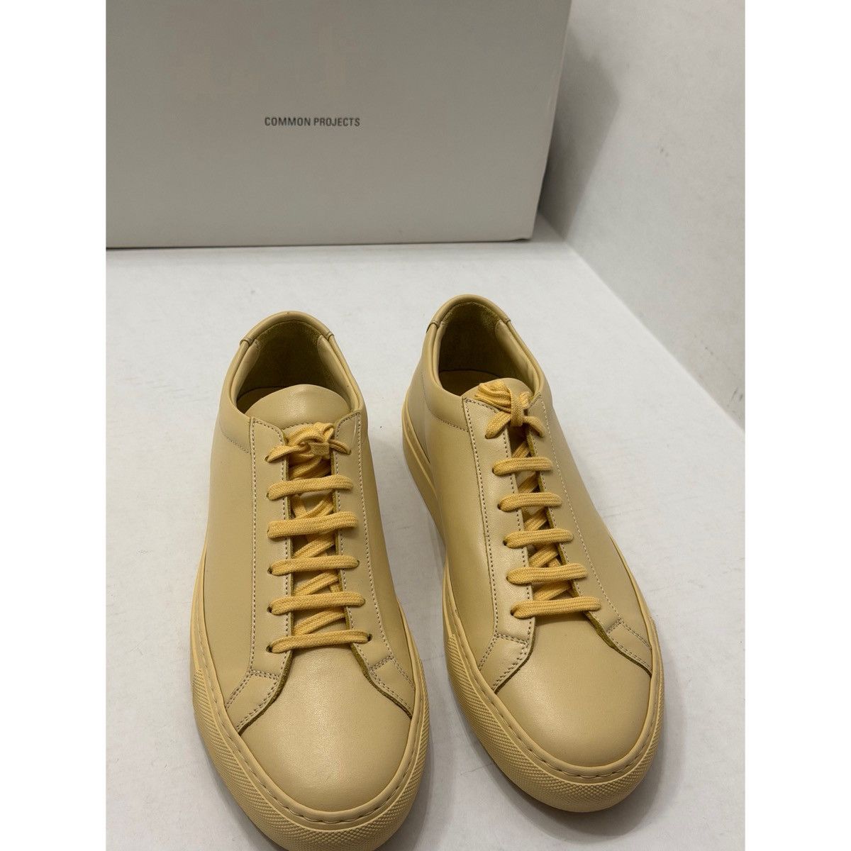 Common Projects COMMON PROJECTS YELLOW ORIGINAL LOW ACHILLES SNEAKERS Size US 9 / EU 42 - 14 Thumbnail