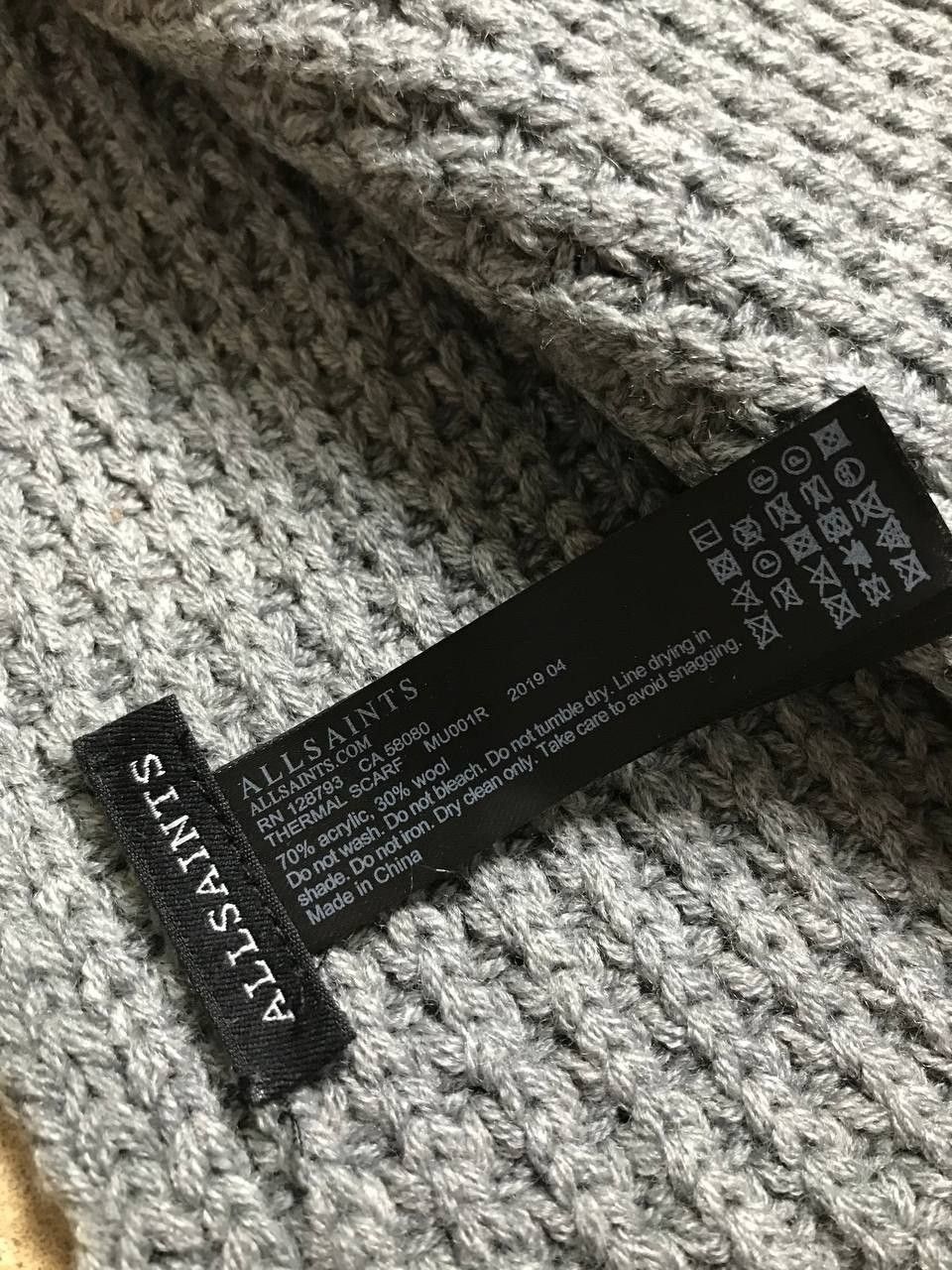 Allsaints Scarves Allsaints gray scarf Size ONE SIZE - 9 Thumbnail