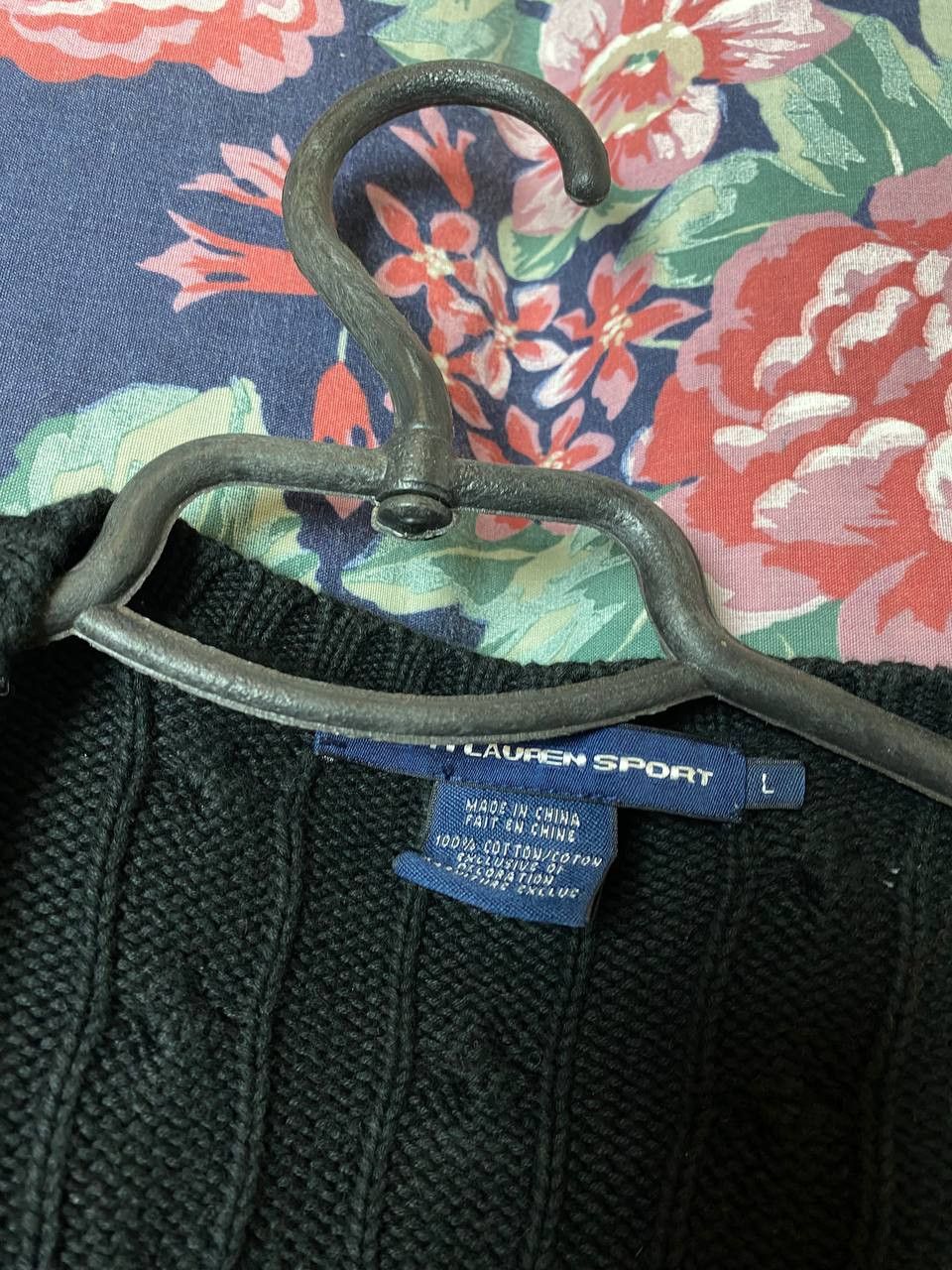 Polo Ralph Lauren × Vintage Polo Ralph Lauren V-neck Sweater Size L / US 10 / IT 46 - 2 Thumbnail