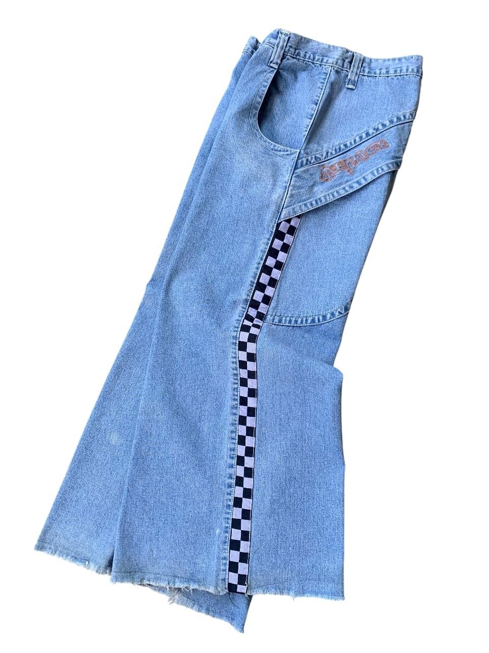 Menace vintage 90s menace jeans clothing wide leg rave pants Size US 30 / EU 46 - 7 Thumbnail