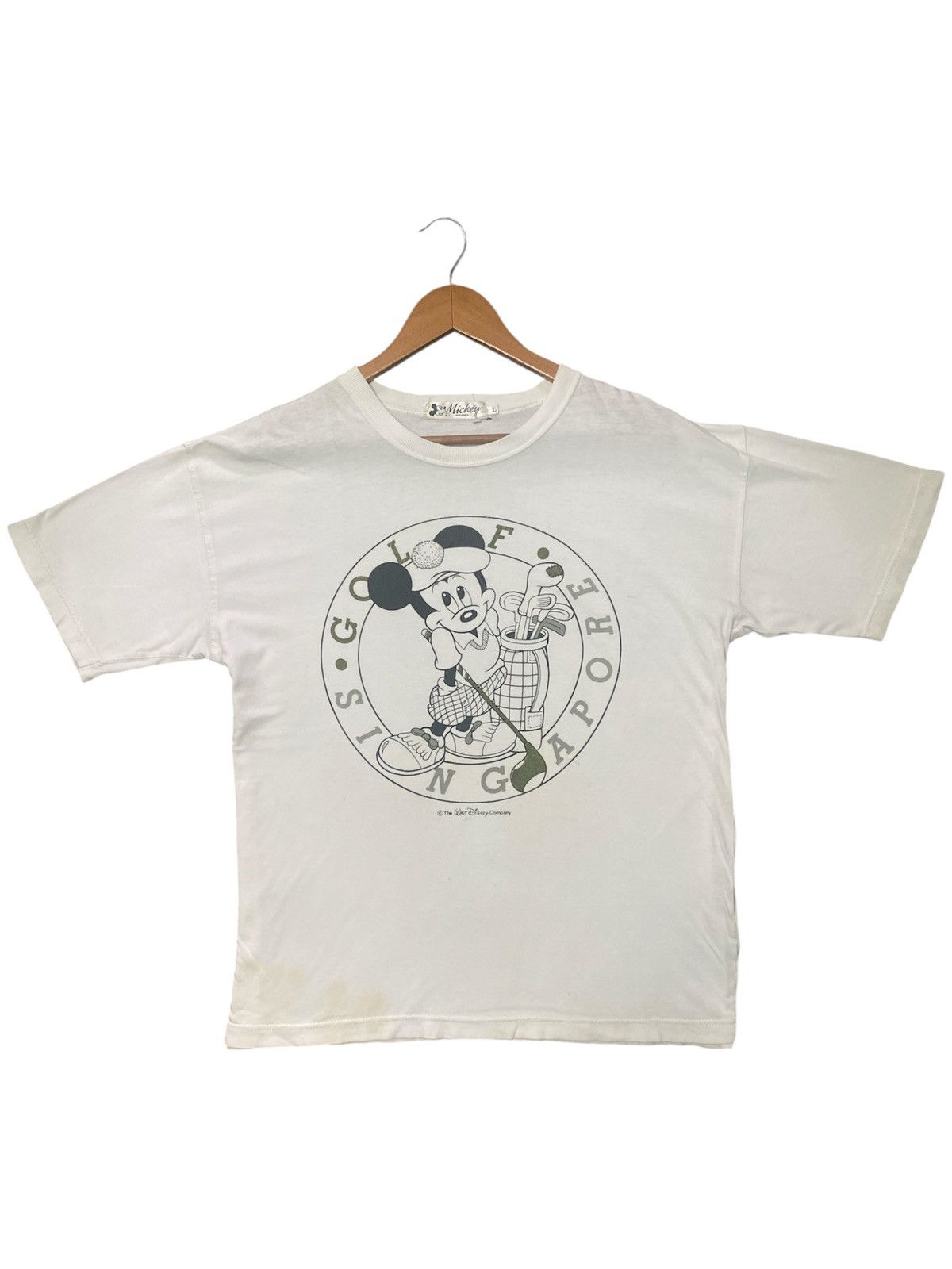 Disney × Mickey Mouse × Vintage 💸BINDING OFFER💸VINTAGE MICKEY GOLF SINGAPORE SHIRT TEE💥 Size US L / EU 52-54 / 3 - 1 Thumbnail