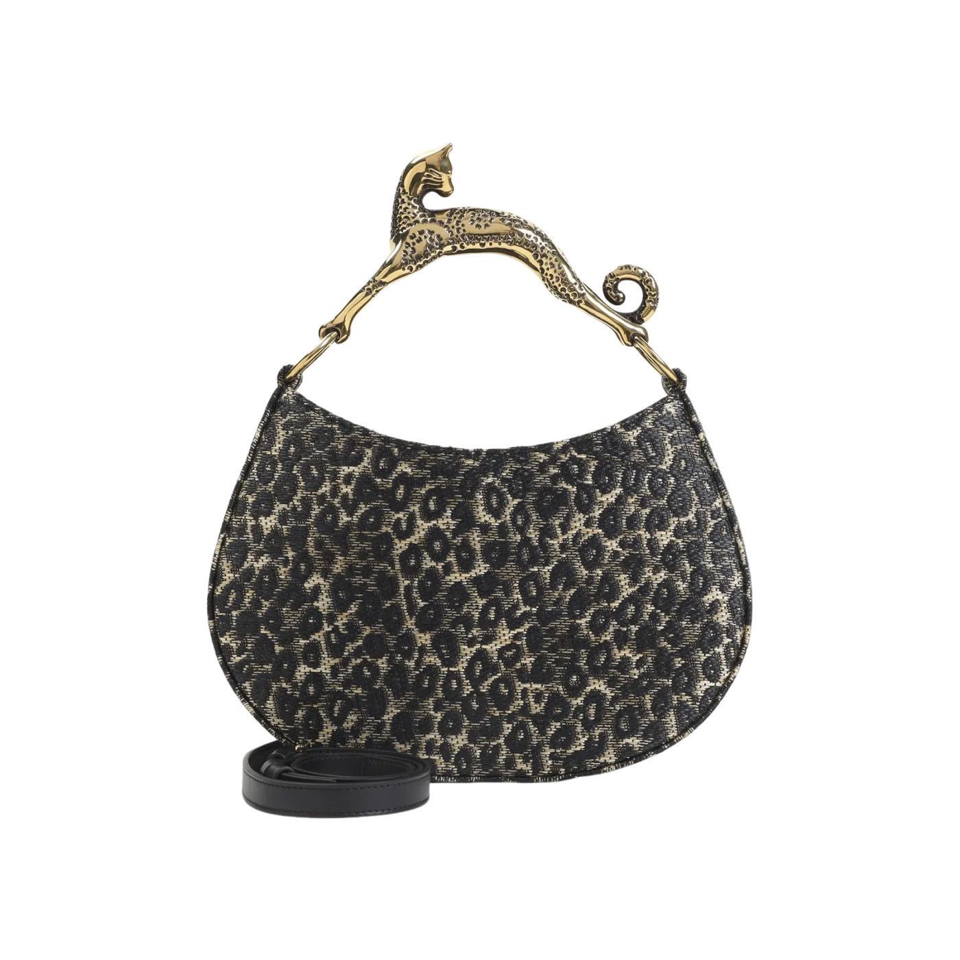 Lanvin LANVIN Cat Beige/Black Top handle Bag New Size ONE SIZE - 1 Thumbnail