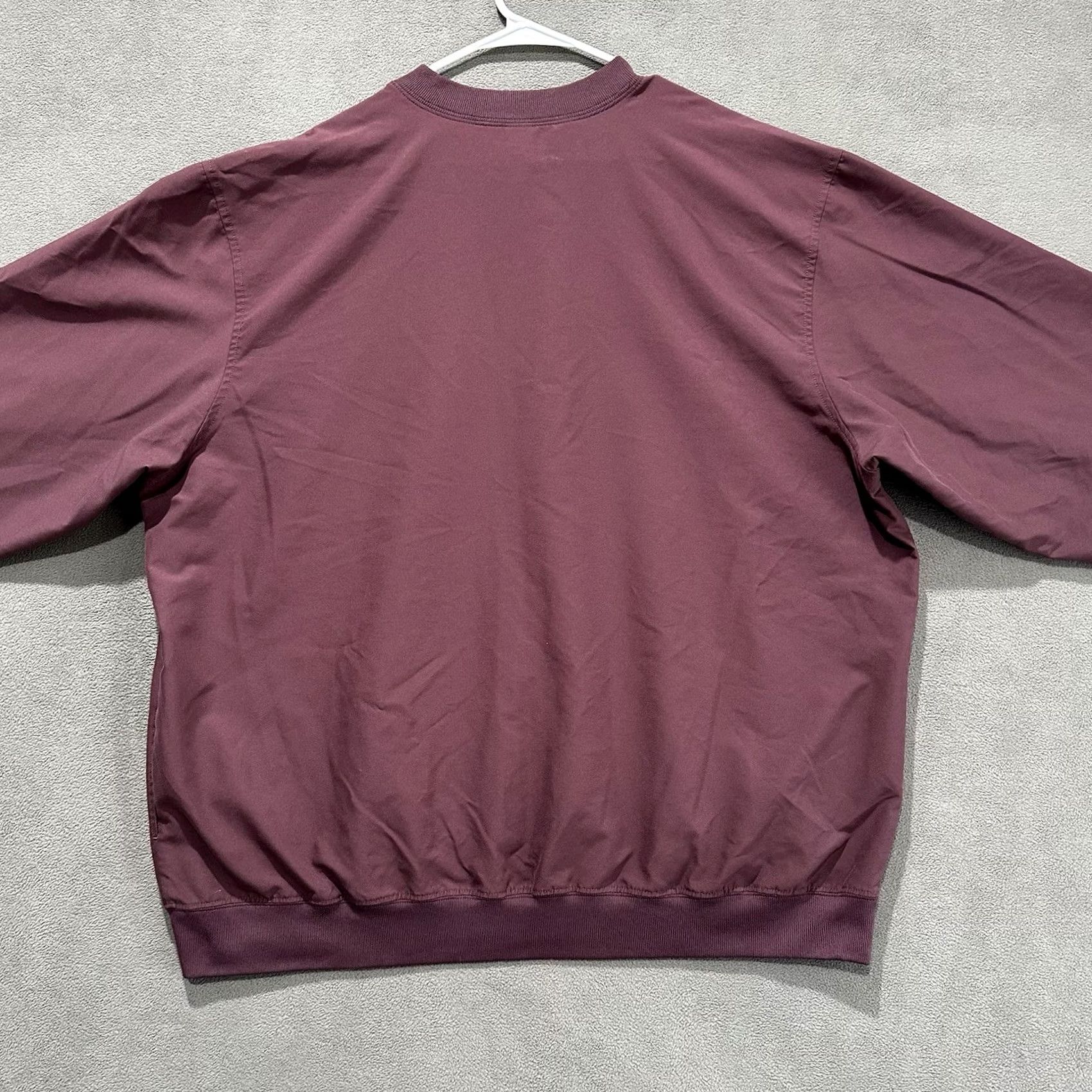 Vintage VINTAGE L.L. Bean Windbreaker Jacket Mens XL Maroon Embroidered Golf Windshirt Size US XL / EU 56 / 4 - 2 Thumbnail
