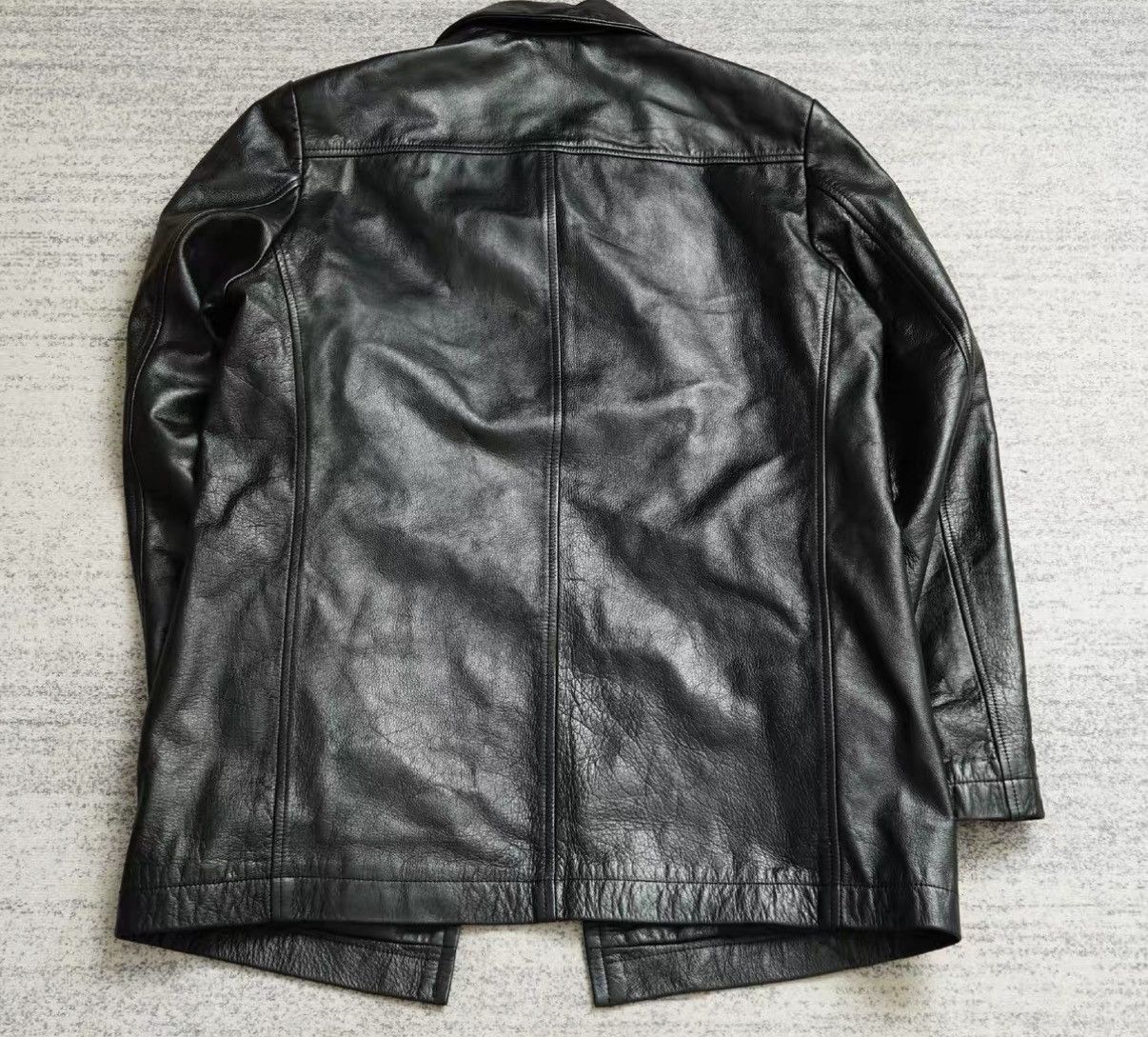 Yohji Yamamoto Yohji Yamamoto Double Zip Cowhide Mid-Length Jacket Size US M / EU 48-50 / 2 - 6 Thumbnail