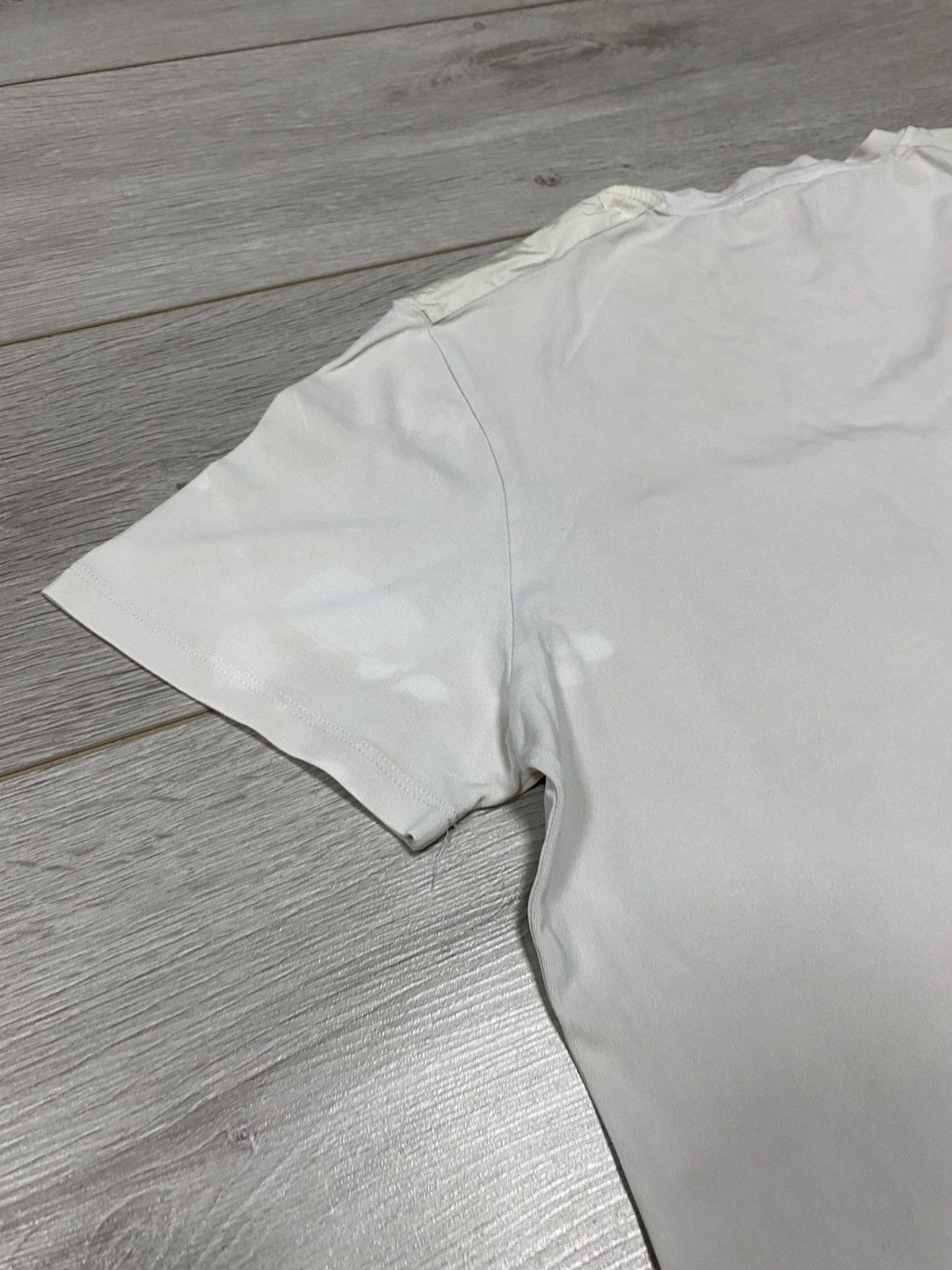 Prada Prada nylon pocket white tab tee shirt Size US M / EU 48-50 / 2 - 11 Thumbnail