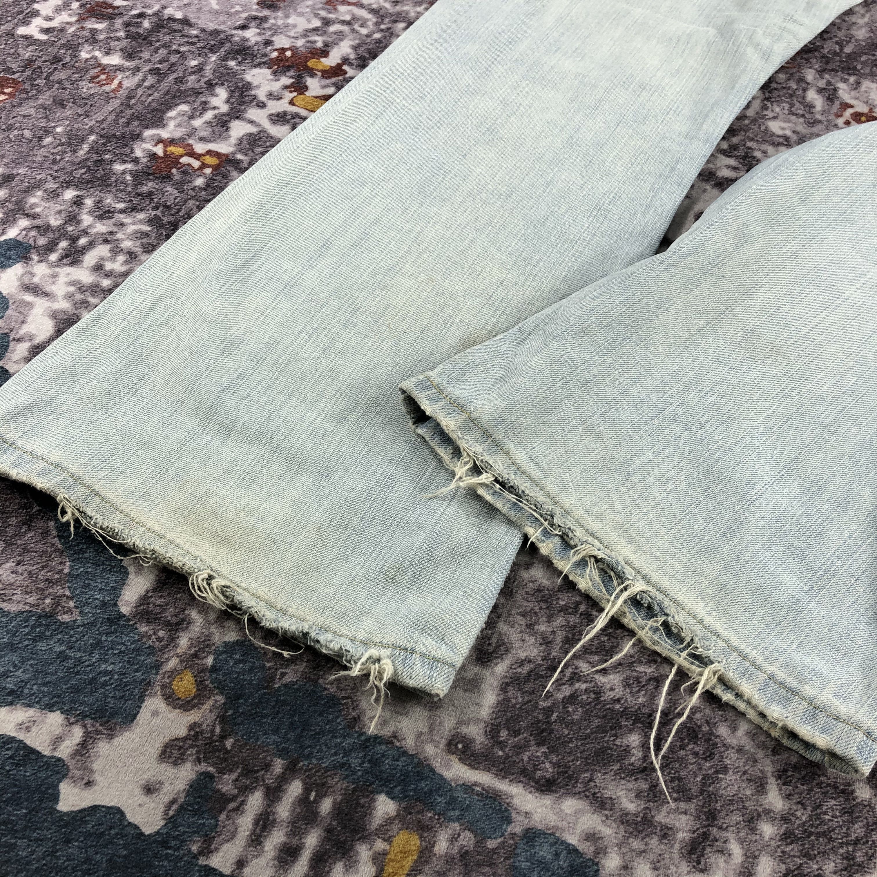 Levi's Vintage Light Wash Levis 527 Flare Jeans-JM2612 Size US 34 / EU 50 - 4 Thumbnail