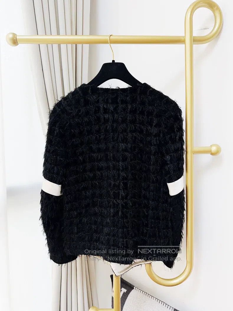 Chanel Chanel Equestrian series black three-dimensional plush lon Size XXS / US 00 / IT 34 - 3 Thumbnail