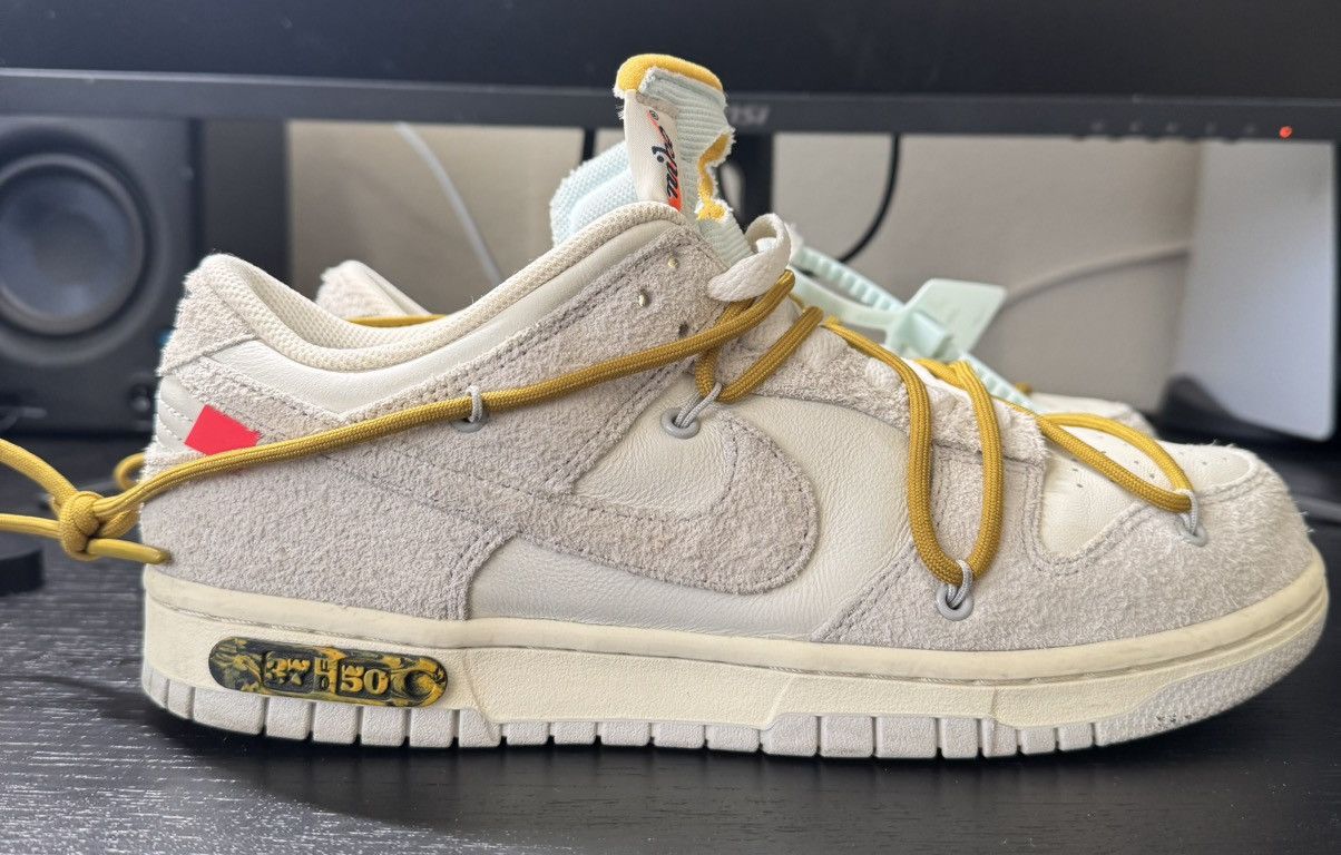 Nike × Off-White Off-White x Nike Dunk Low “The 50” Lot 37 of 50 Size US 8 / EU 41 - 5 Thumbnail