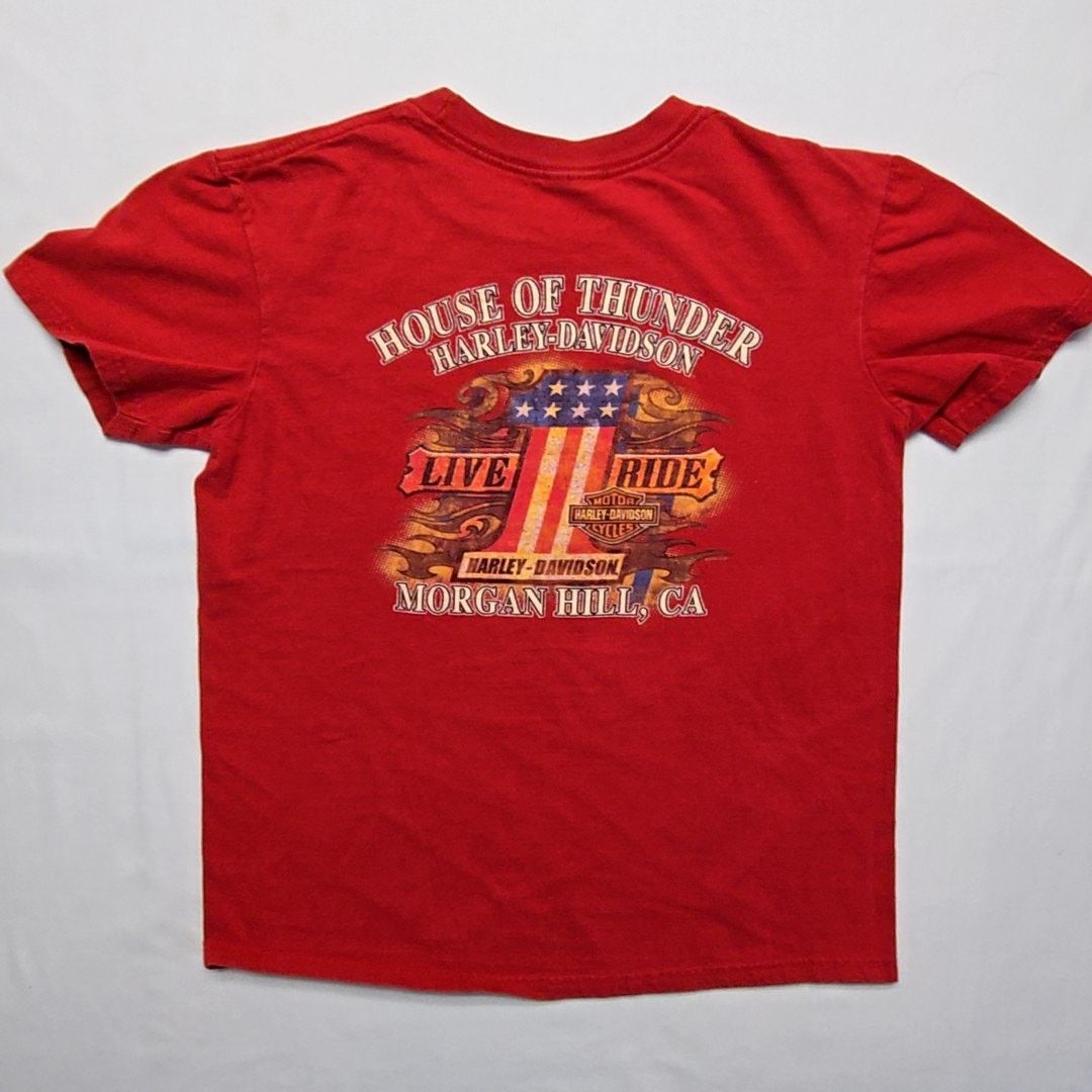 Harley Davidson Harley Davidson House of Thunder Shirt Tee 2009 Morgan Hill Size US M / EU 48-50 / 2 - 1 Thumbnail