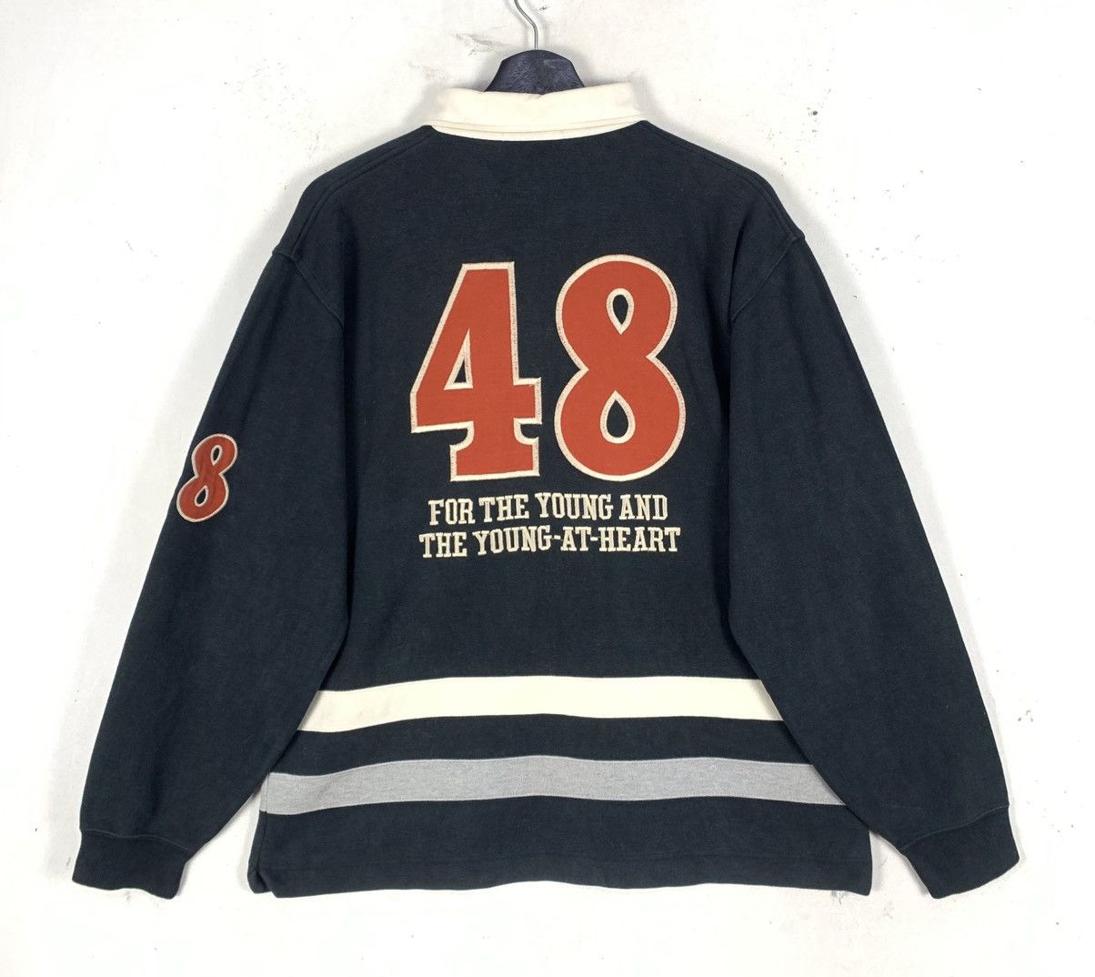 Van Vintage VAN JAC Sport Wear JapaneseBrand Rugby LongShirt Size US L / EU 52-54 / 3 - 7 Thumbnail