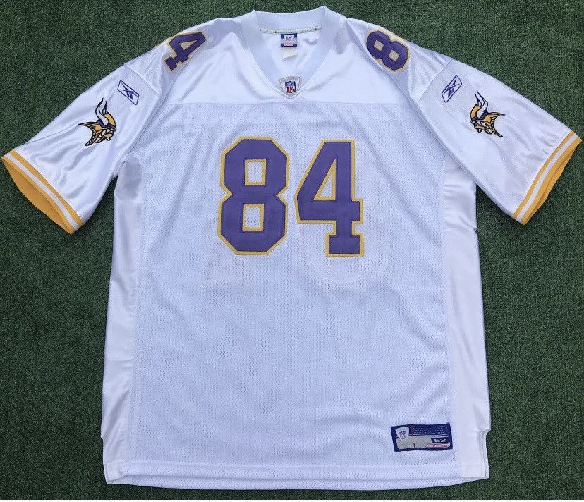 Reebok VTG Reebok Randy Moss MN Vikings Stitched Football Jersey Size US XXL / EU 58 / 5 - 1 Thumbnail