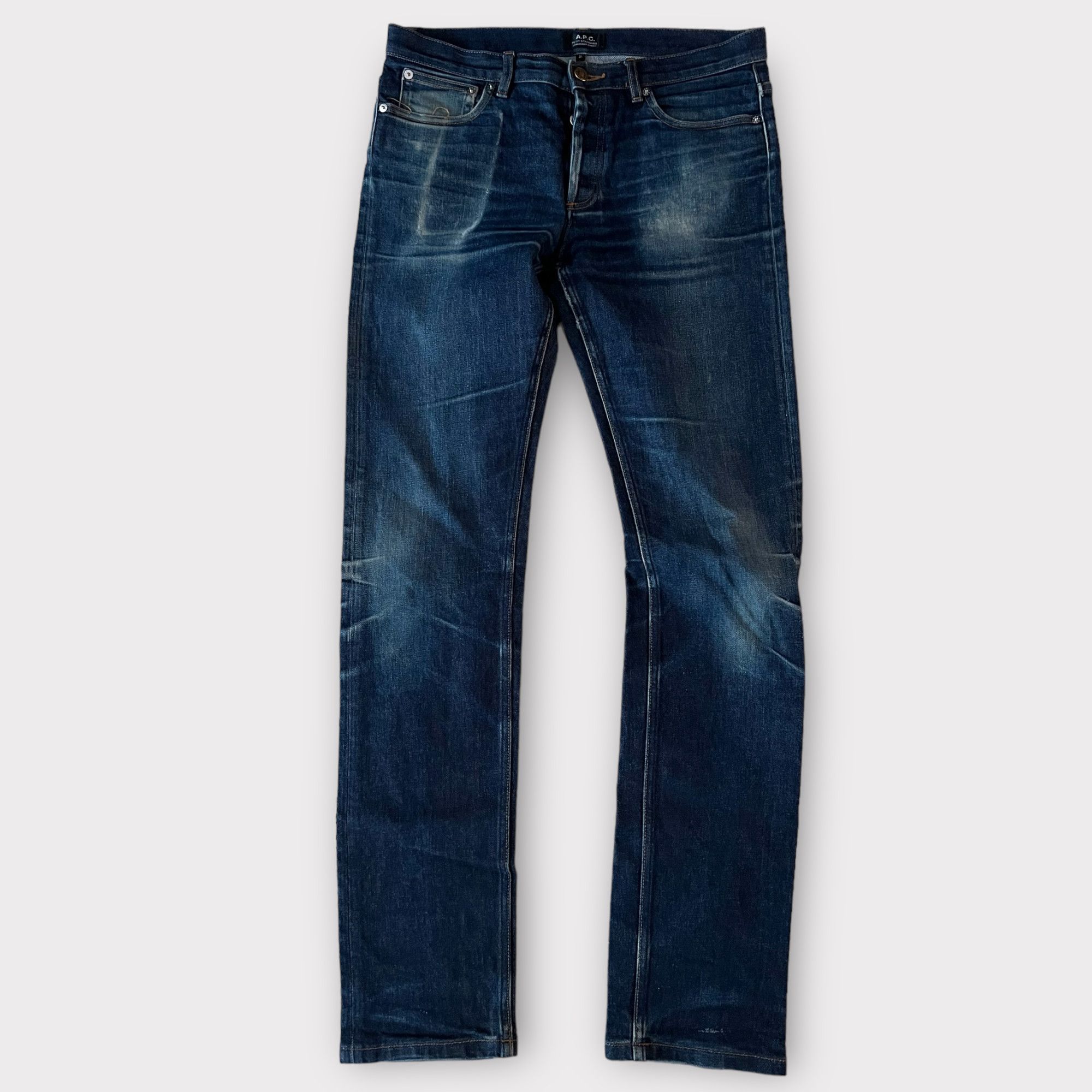 image of A P C Petit Standard Japanese Raw Denim Indigo 31 Apc, Men's