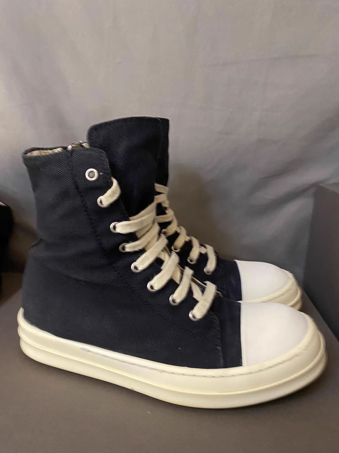 Rick Owens Rick Owens DRKSHDW Canvas Jumbo Low Size US 8 / EU 41 - 2 Thumbnail