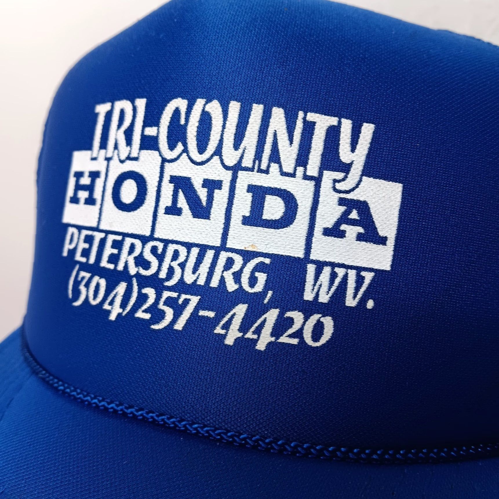 Vintage VINTAGE Otto Cap Hat Foam Trucker Adjustable Snapback Men Blue Cars Trucks Auto Vintage Size ONE SIZE - 2 Thumbnail