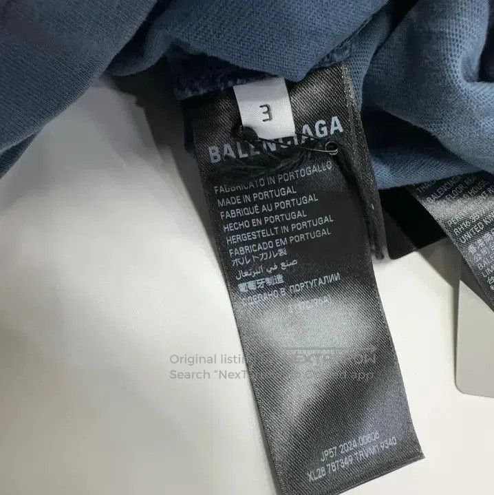 Balenciaga Balenciaga Paris Graphic Short Sleeve T. Size US L / EU 52-54 / 3 - 6 Thumbnail