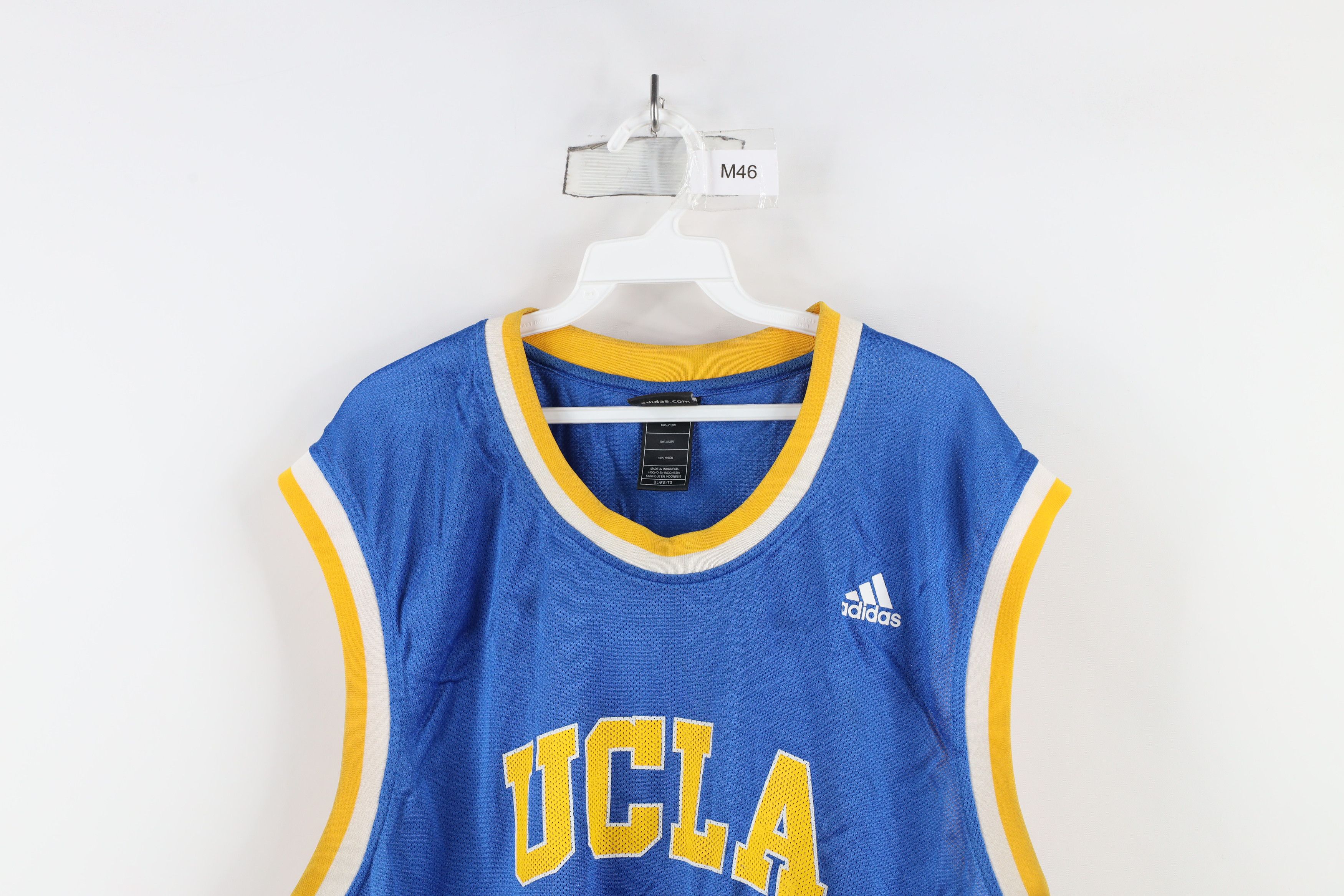 Adidas × Vintage Vintage Adidas Mesh UCLA Basketball Jersey Bruins Blue #1 Size US XL / EU 56 / 4 - 2 Thumbnail