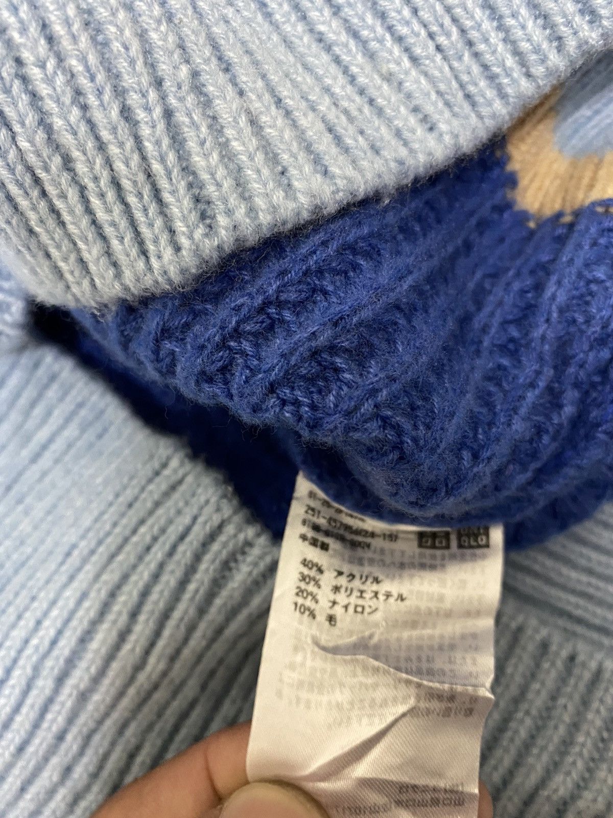 Marni × Uniqlo Marni x Uniqlo Popcorn Knit V-Neck Sweater (C3) Size US M / EU 48-50 / 2 - 5 Thumbnail