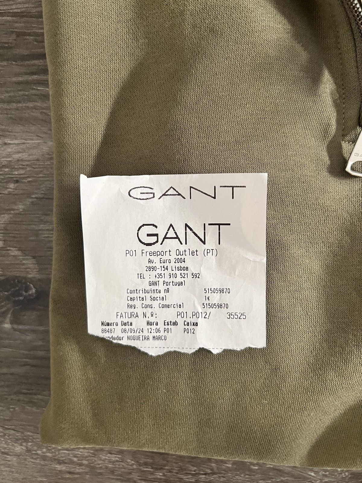 Gant Gant green pull quart zip sweat Size US S / EU 44-46 / 1 - 3 Thumbnail