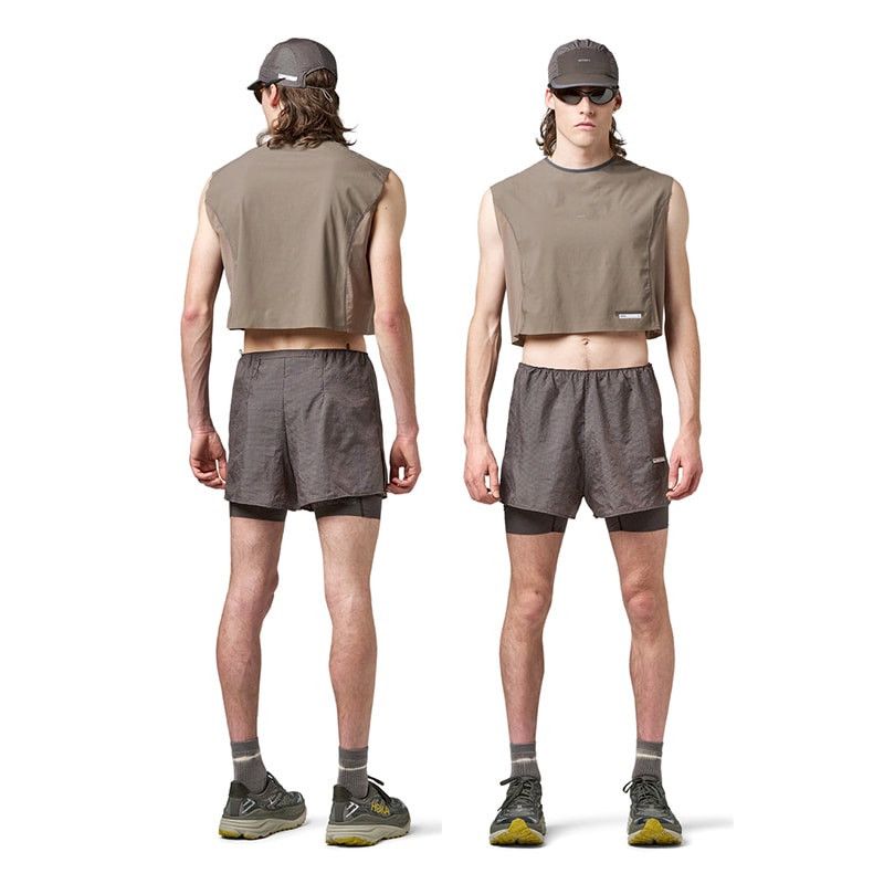 Satisfy Satisfy Rippy Dyneema 3 Inch Trail Shorts Quicksand Size US 32 / EU 48 - 1 Thumbnail