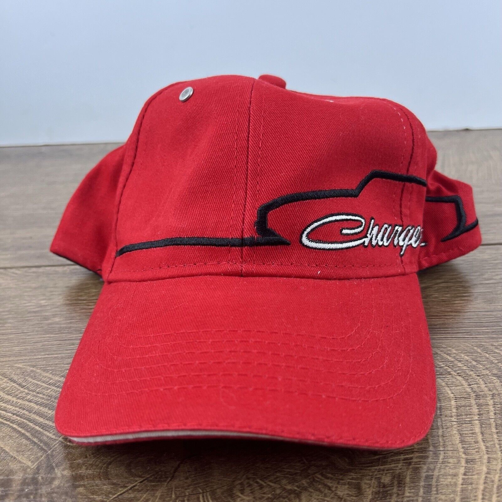 Other Dodge Charger Car Hat Red Cap Charger Adjustable Hat Red Adu Size ONE SIZE - 3 Thumbnail